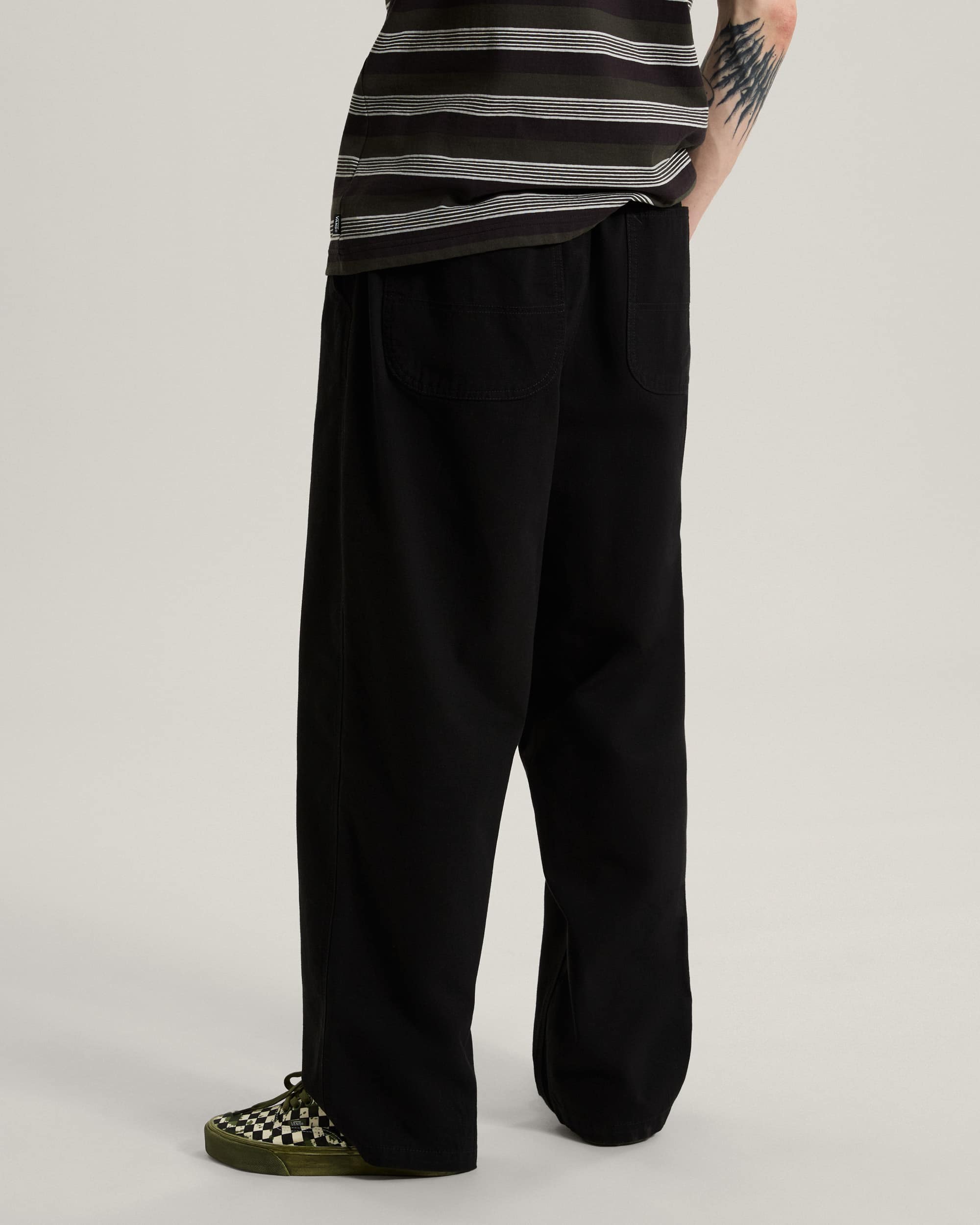 Addison Barrel Pant Black VANS Noir ALT3