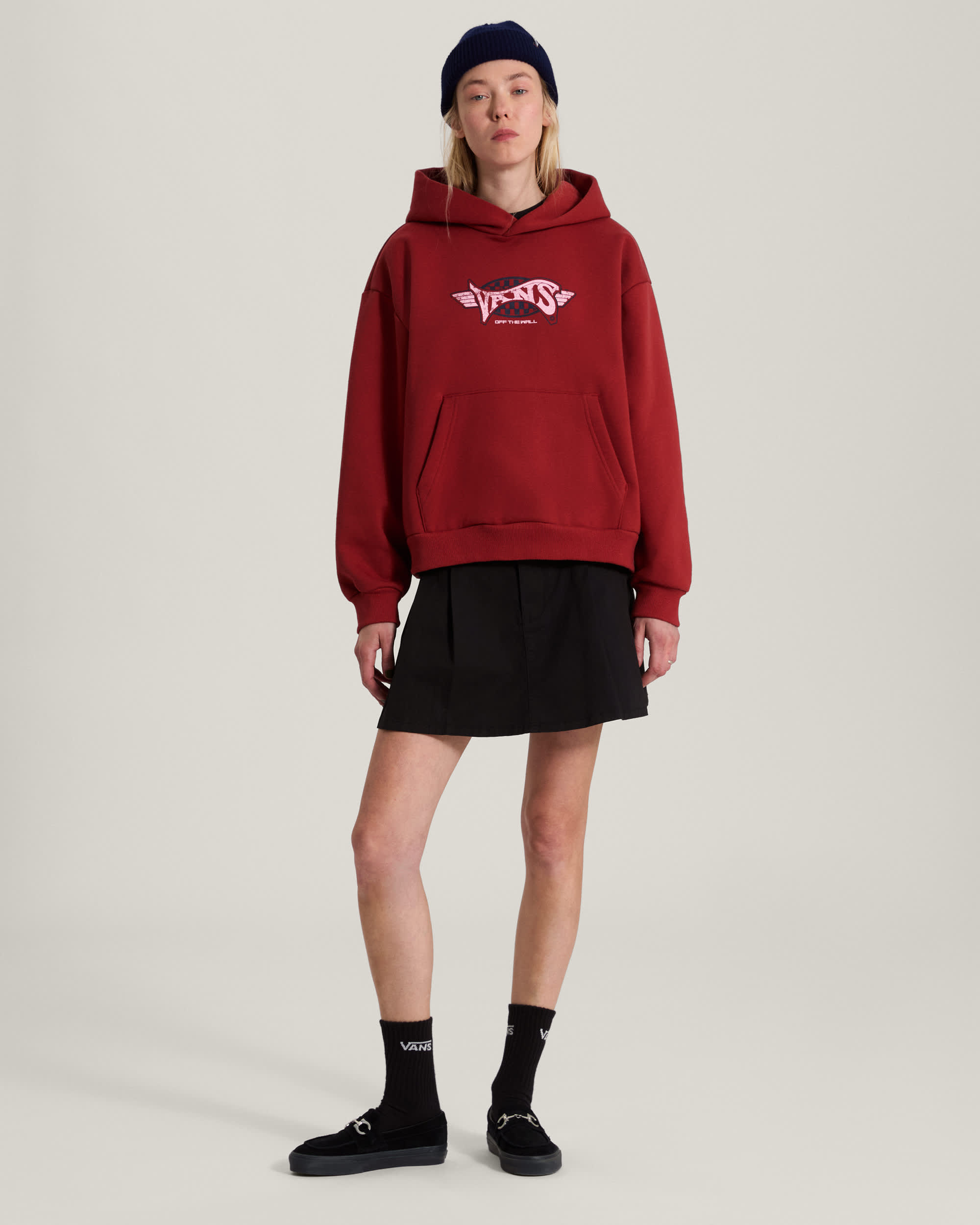Retro Sport Pullover Poppy Ember VANS Red ALT5