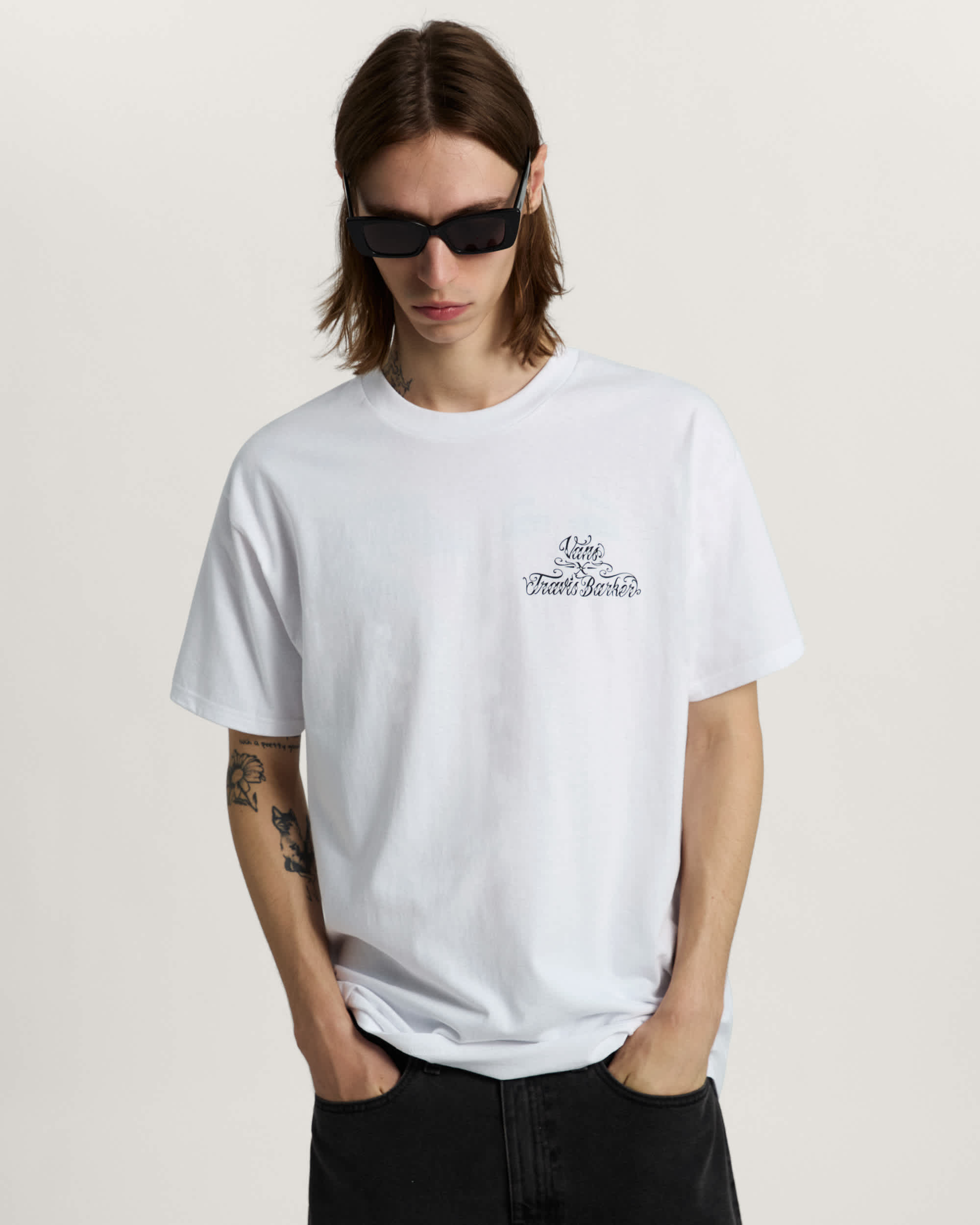 Vans X Travis Barker Tee VANS Wit ALT2