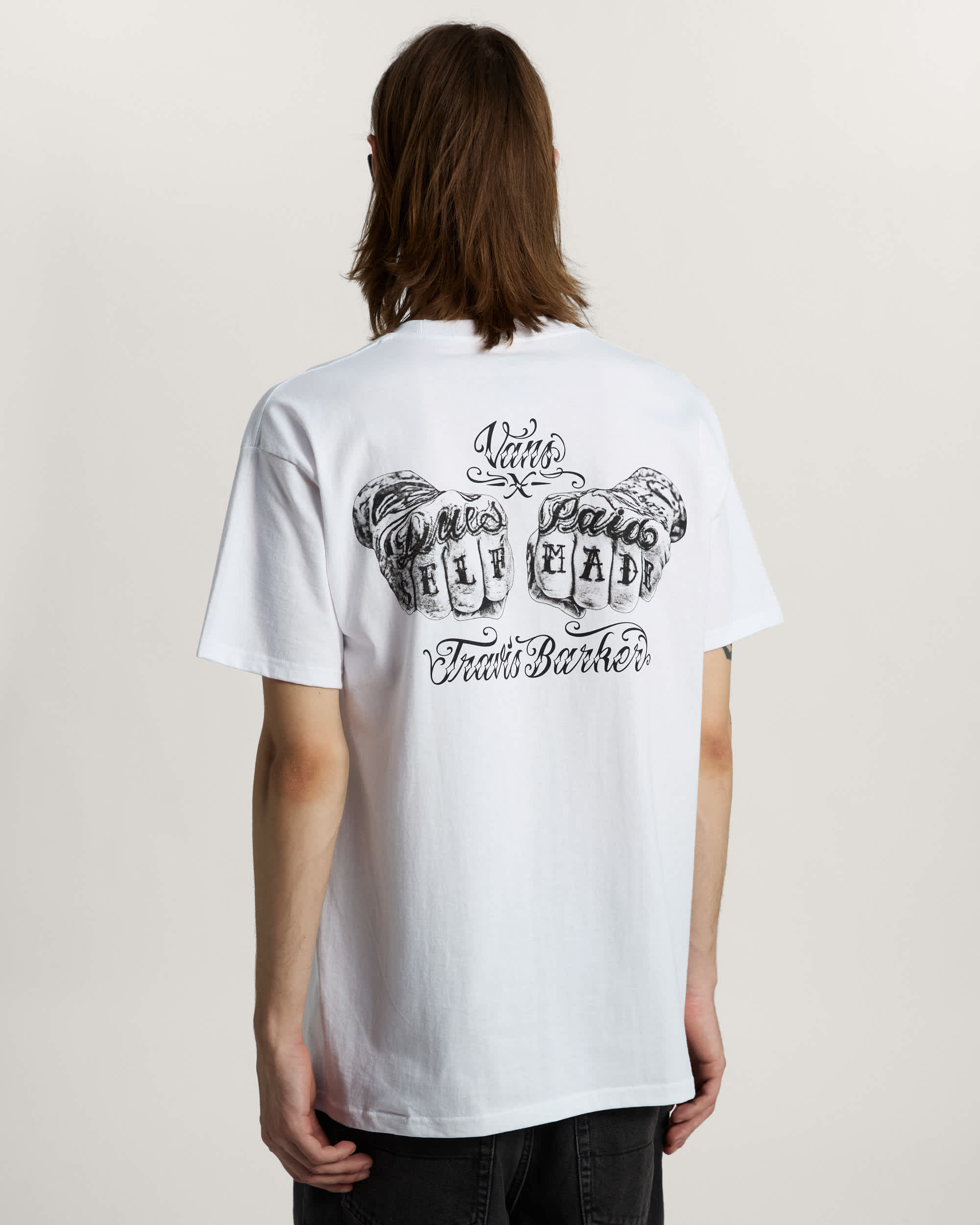 Vans X Travis Barker Tee VANS Wit ALT3