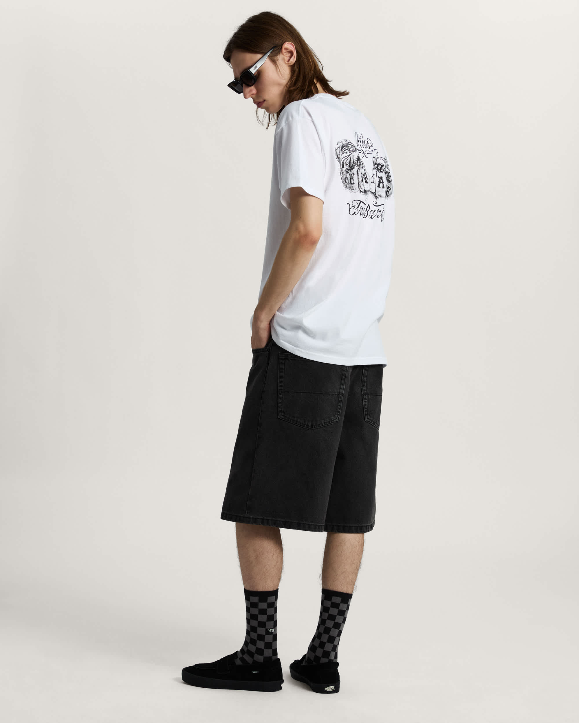 Vans X Travis Barker Tee VANS Wit ALT4