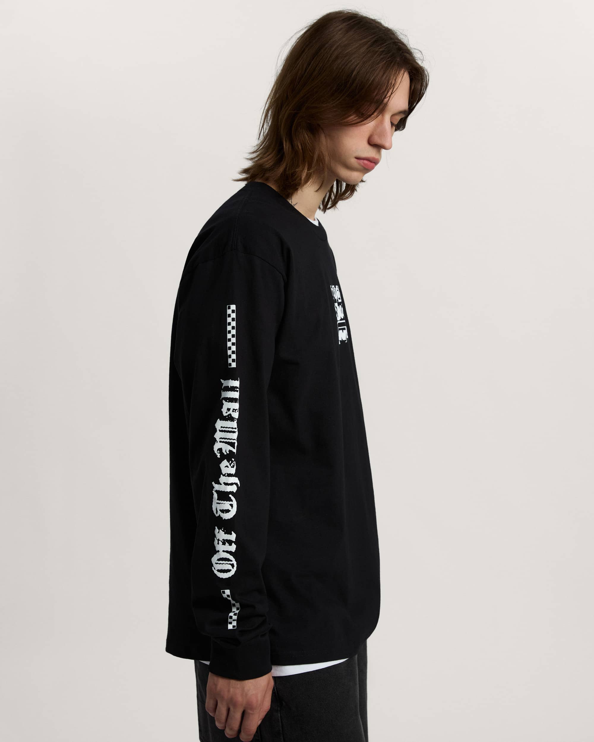 Tshirt Vans X Travis Barker Long Sleeve VANS Noir ALT5