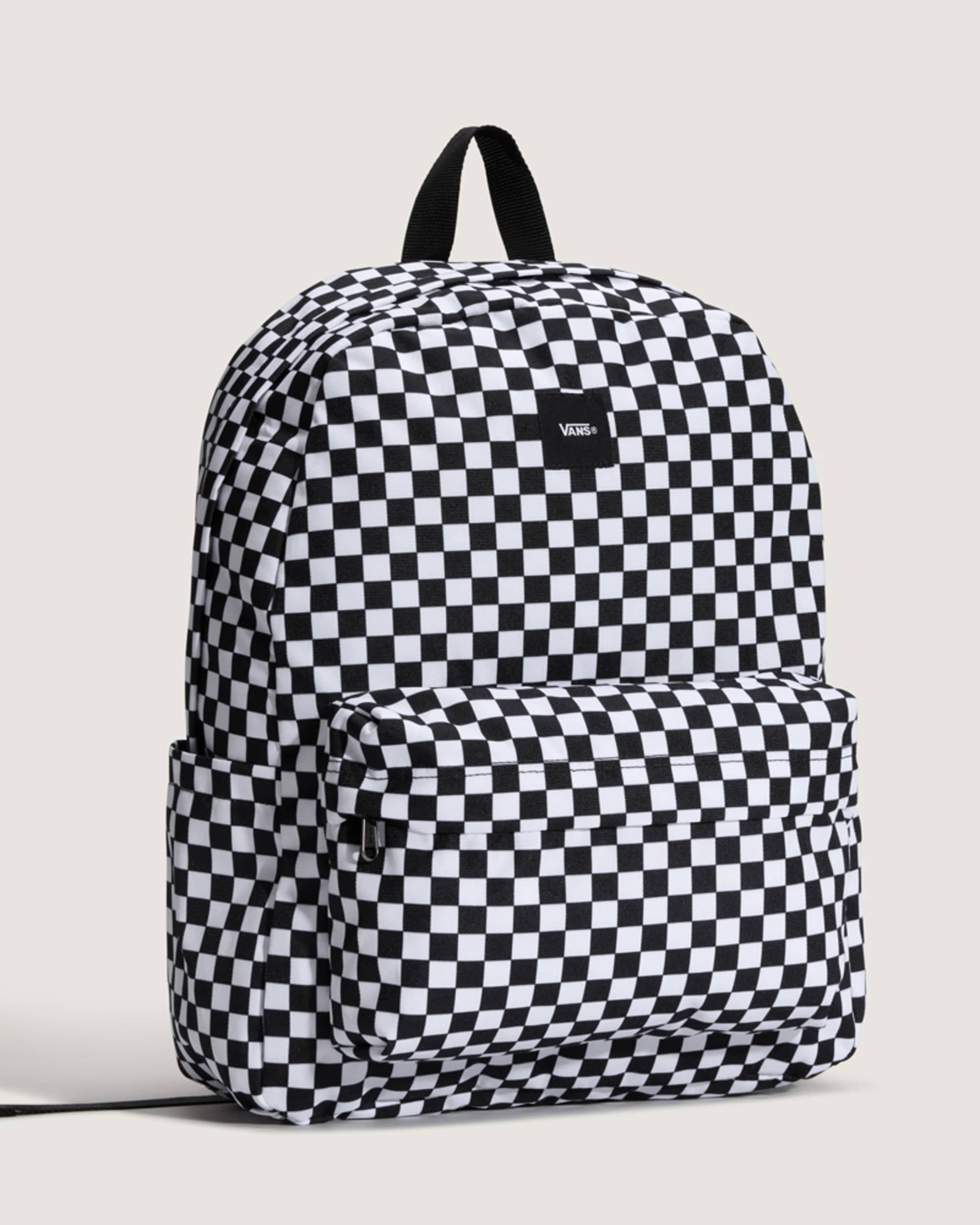 Old Skool Check Backpack VANS Black ALT2