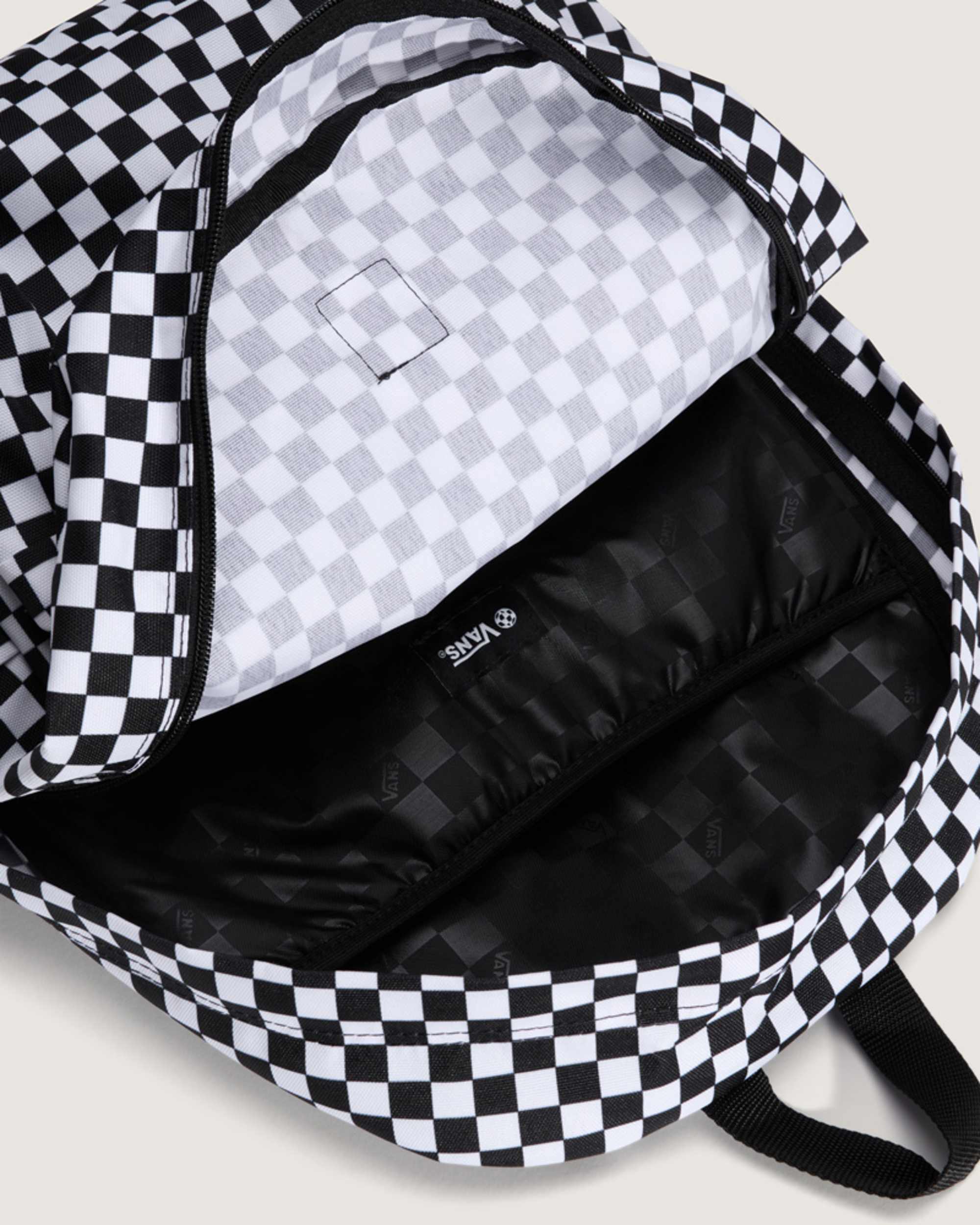 Old Skool Check Backpack VANS Black ALT6