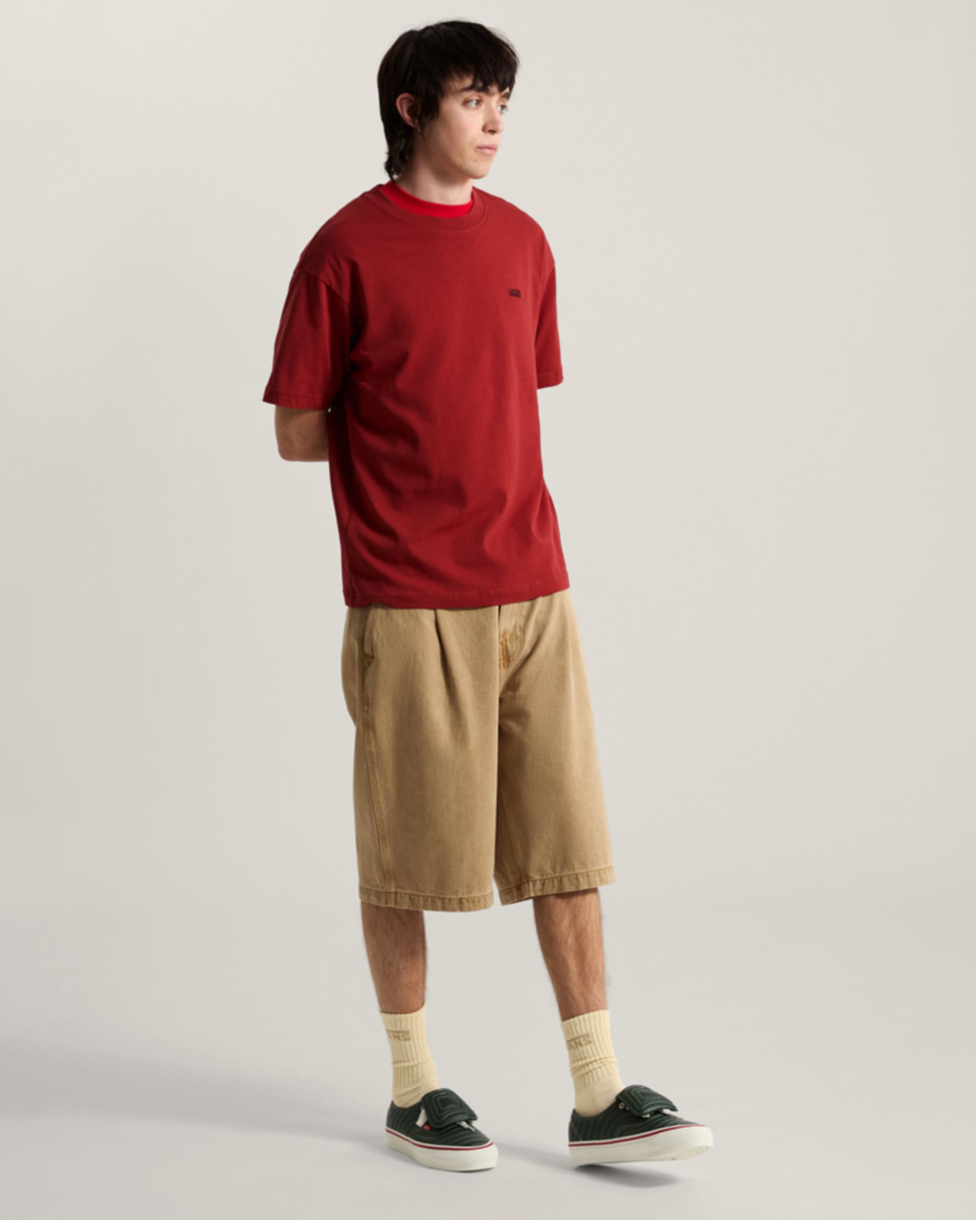 Maglietta Left Chest Logo II VANS Rosso ALT4