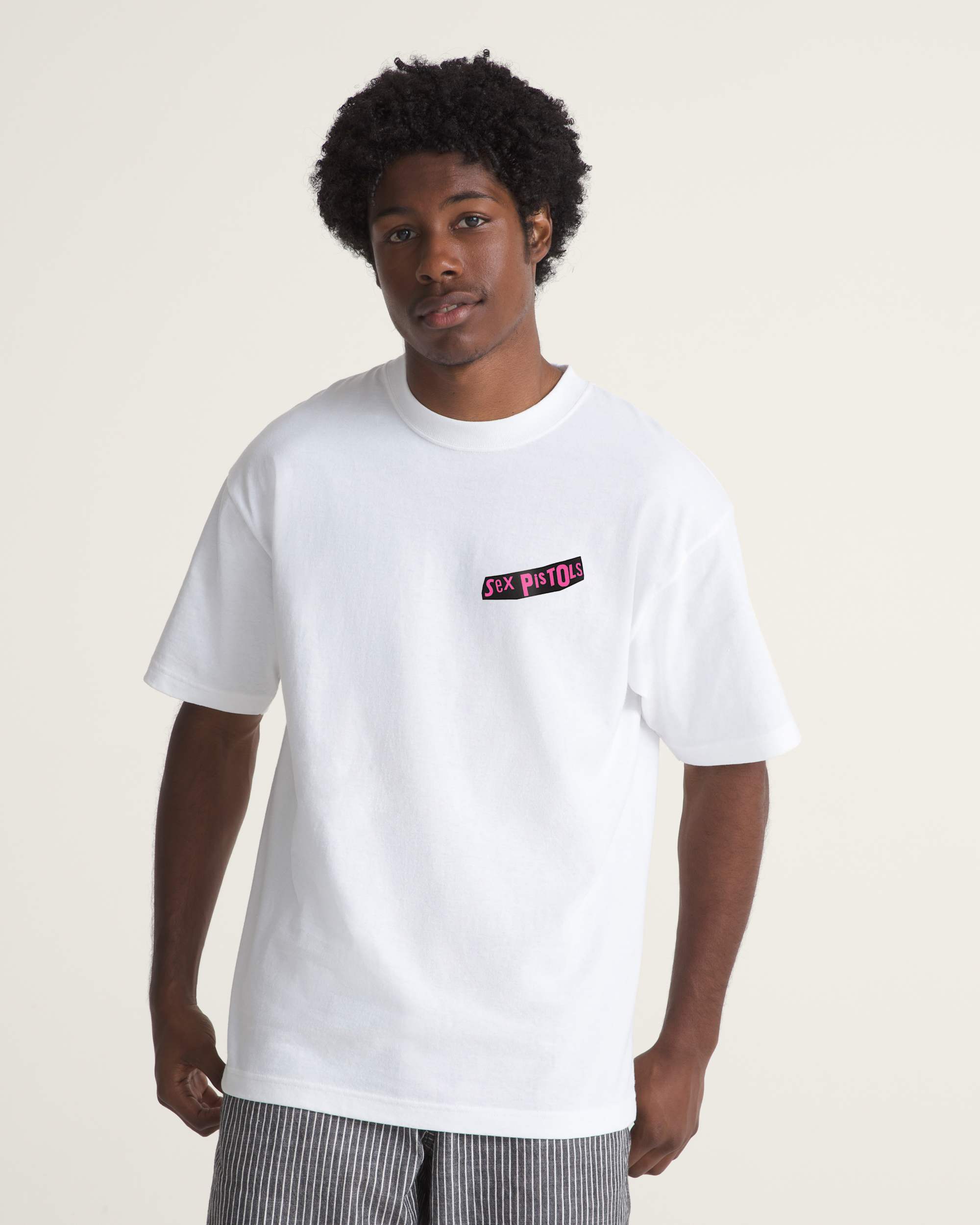 Sex Pistols Run Wild on the Green SS Tee White VANS Blanc alt2