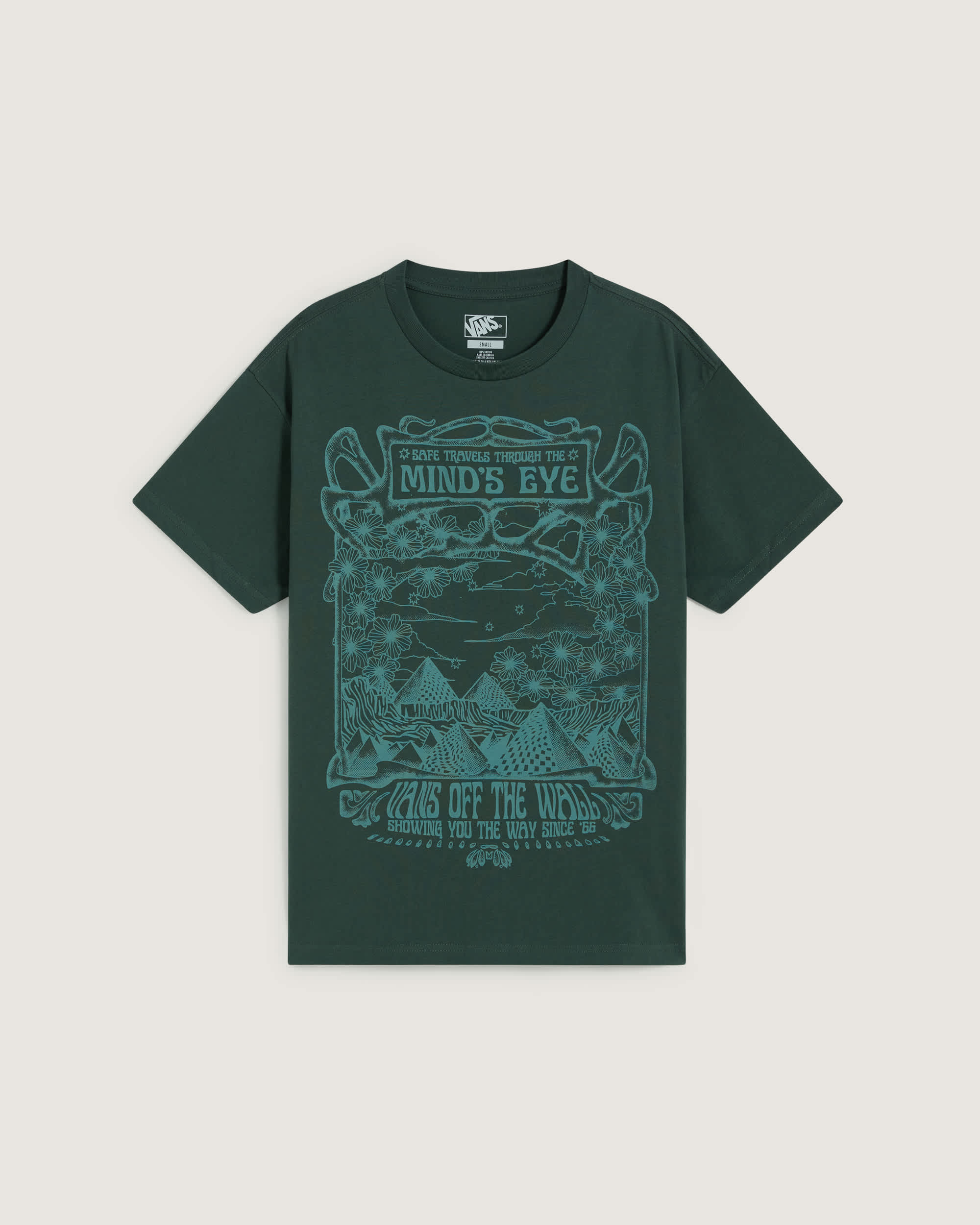 Minds Eye Oversized SS Tee OIL GREEN VANS Vert HERO