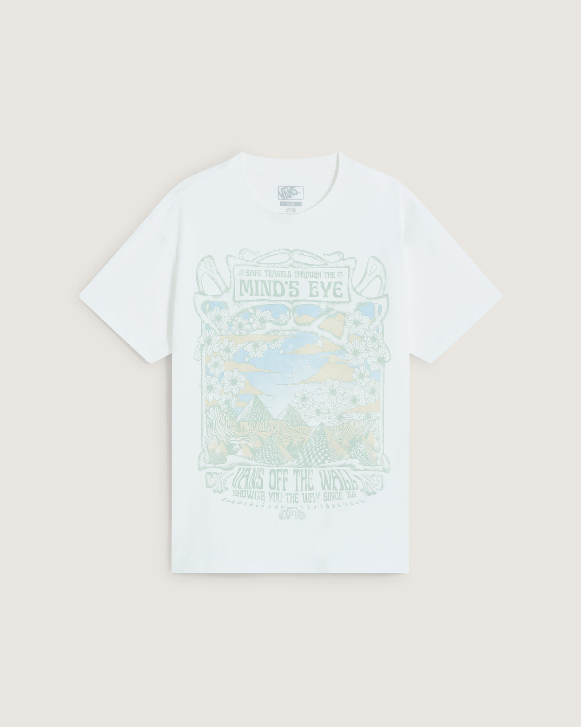 Minds Eye Oversized SS Tee White VANS Blanc HERO
