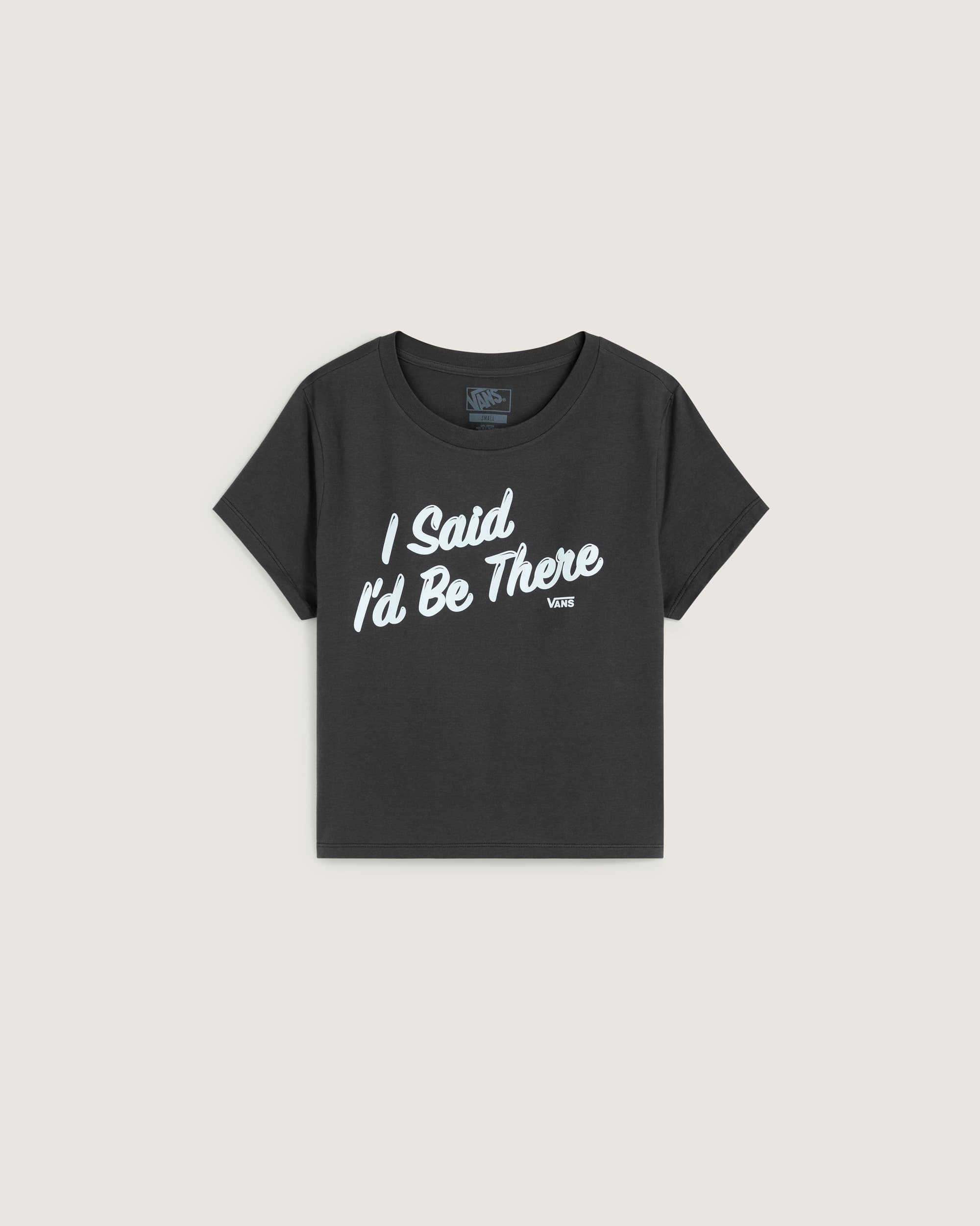 I Said Id Be There SS Tee Faded Black VANS Noir HERO