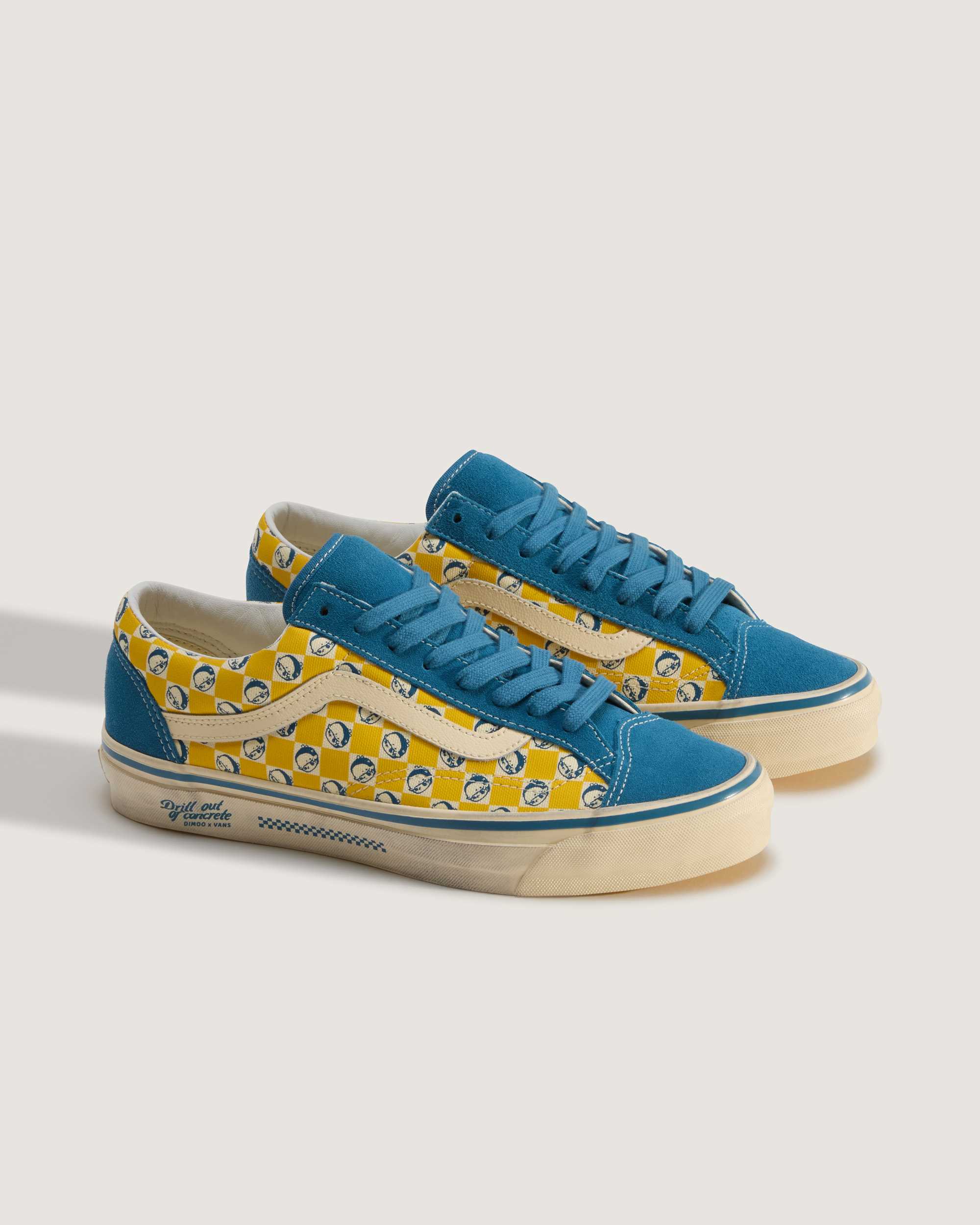 Scarpe Premium Old Skool 36 VANS BluGiallo ALT2
