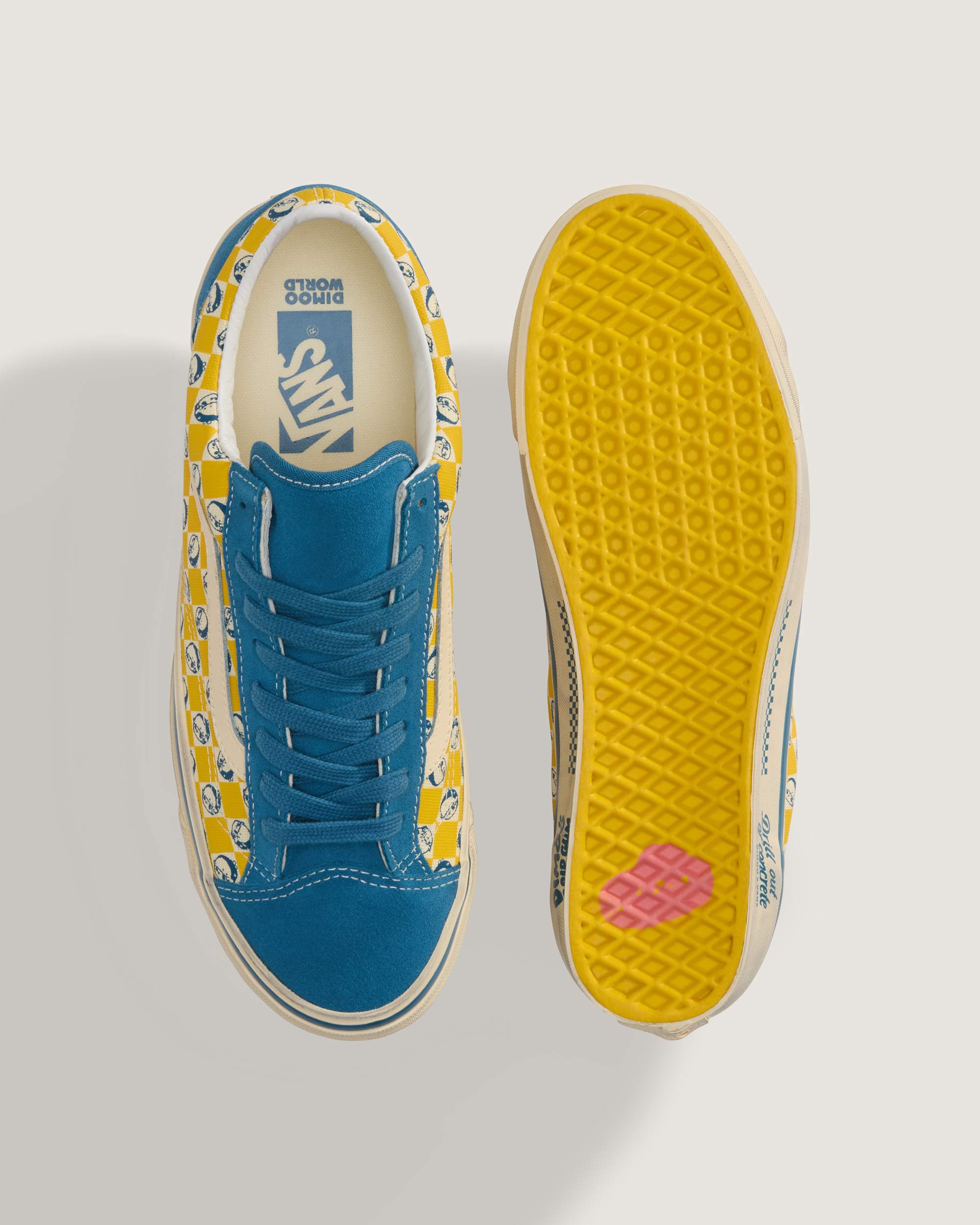 Scarpe Premium Old Skool 36 VANS BluGiallo ALT3