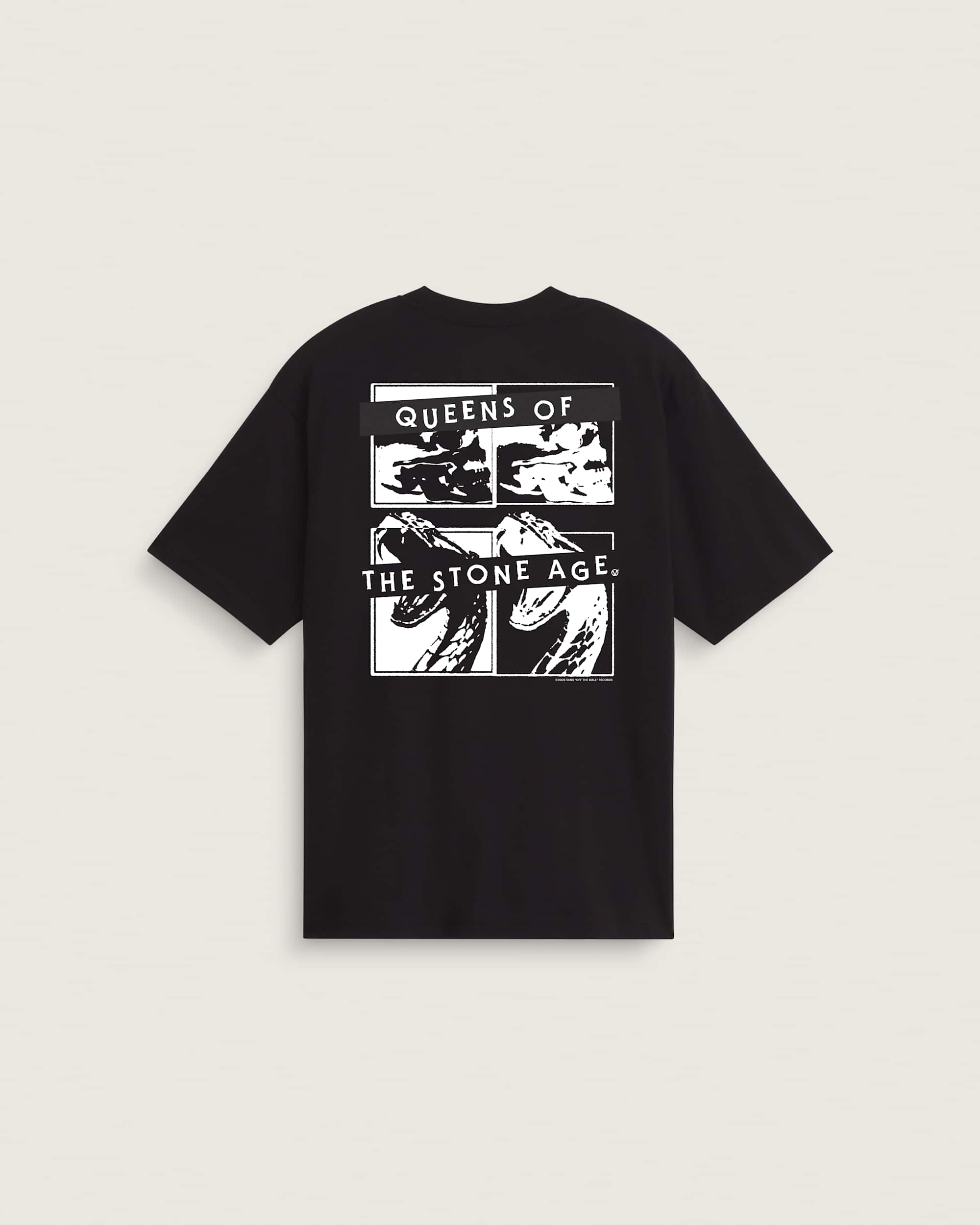 Queens of the Stone Age Ouroboros SS Tee Black VANS Nero HERO