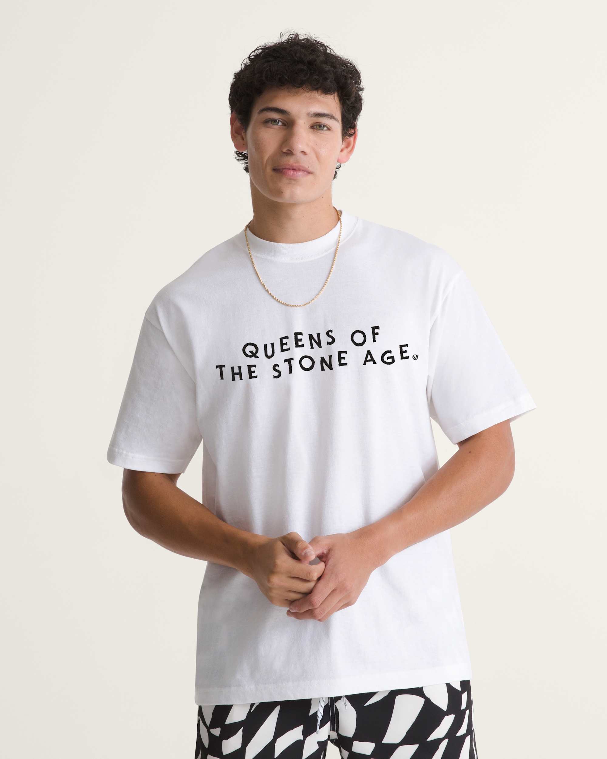 Queens of the Stone Age SS Tee White VANS Bianco ALT2