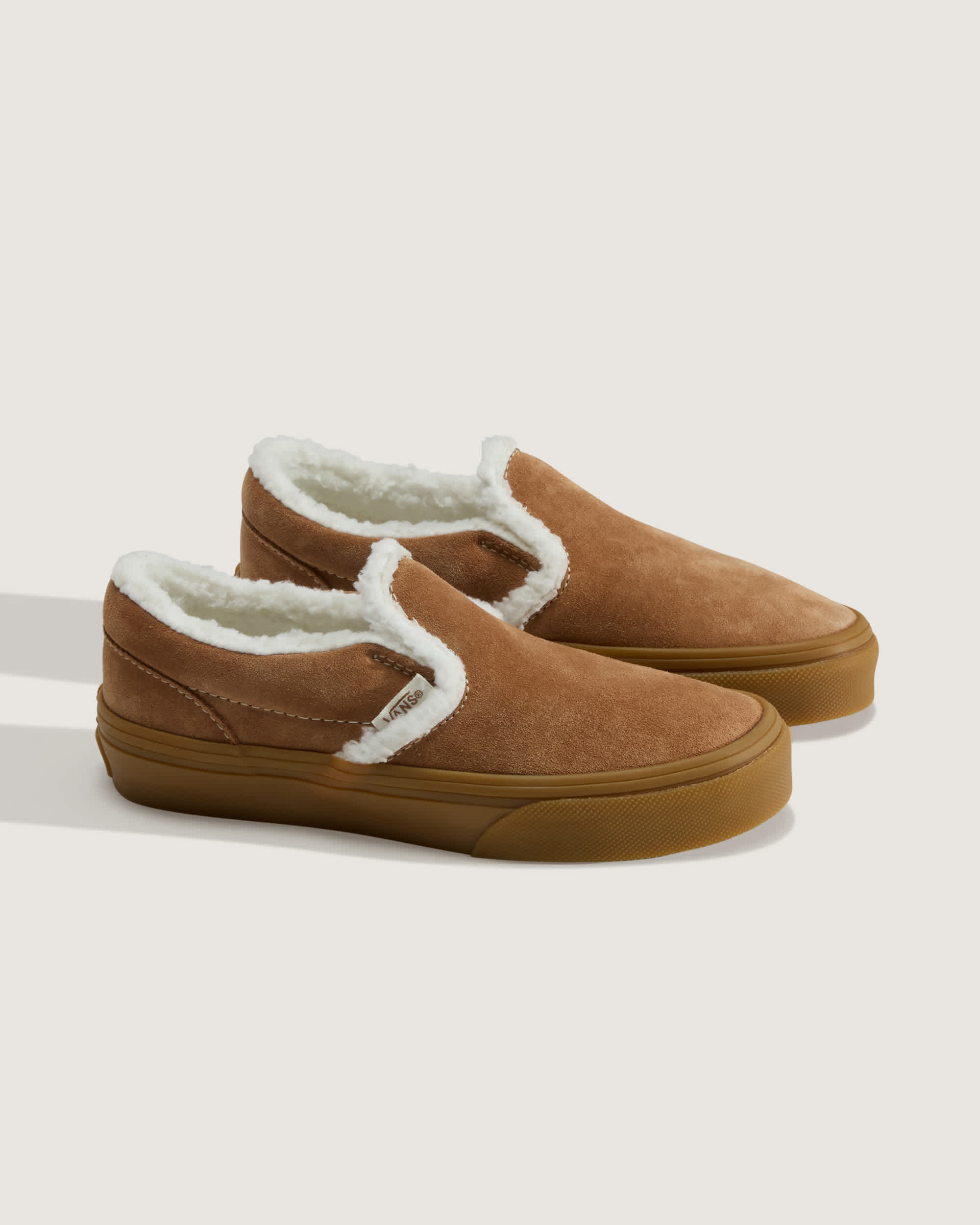 Kids Classic SlipOn Shoes 48 years VANS Beige ALT2