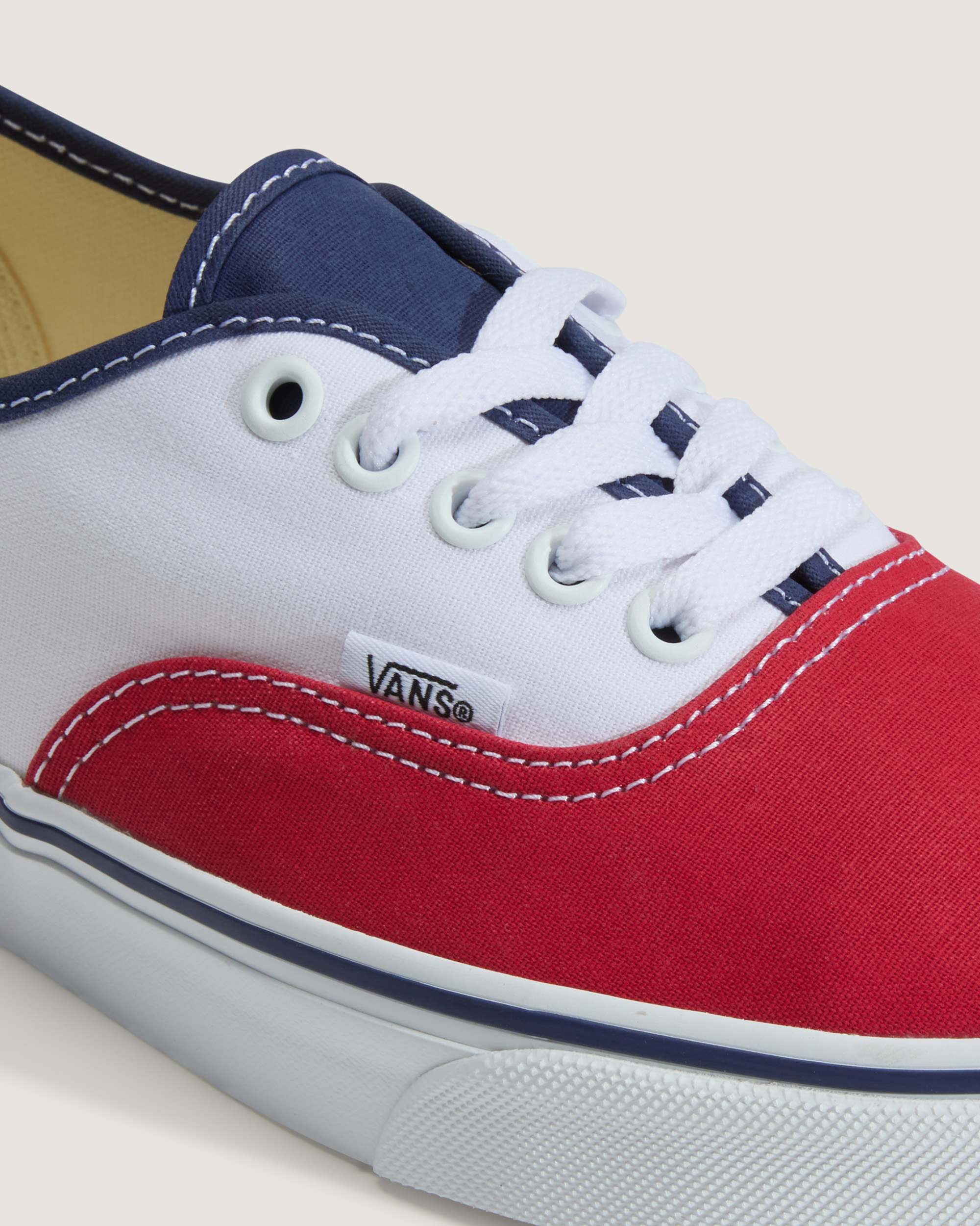 Chaussures Authentic VANS RougeBlancBleu ALT5