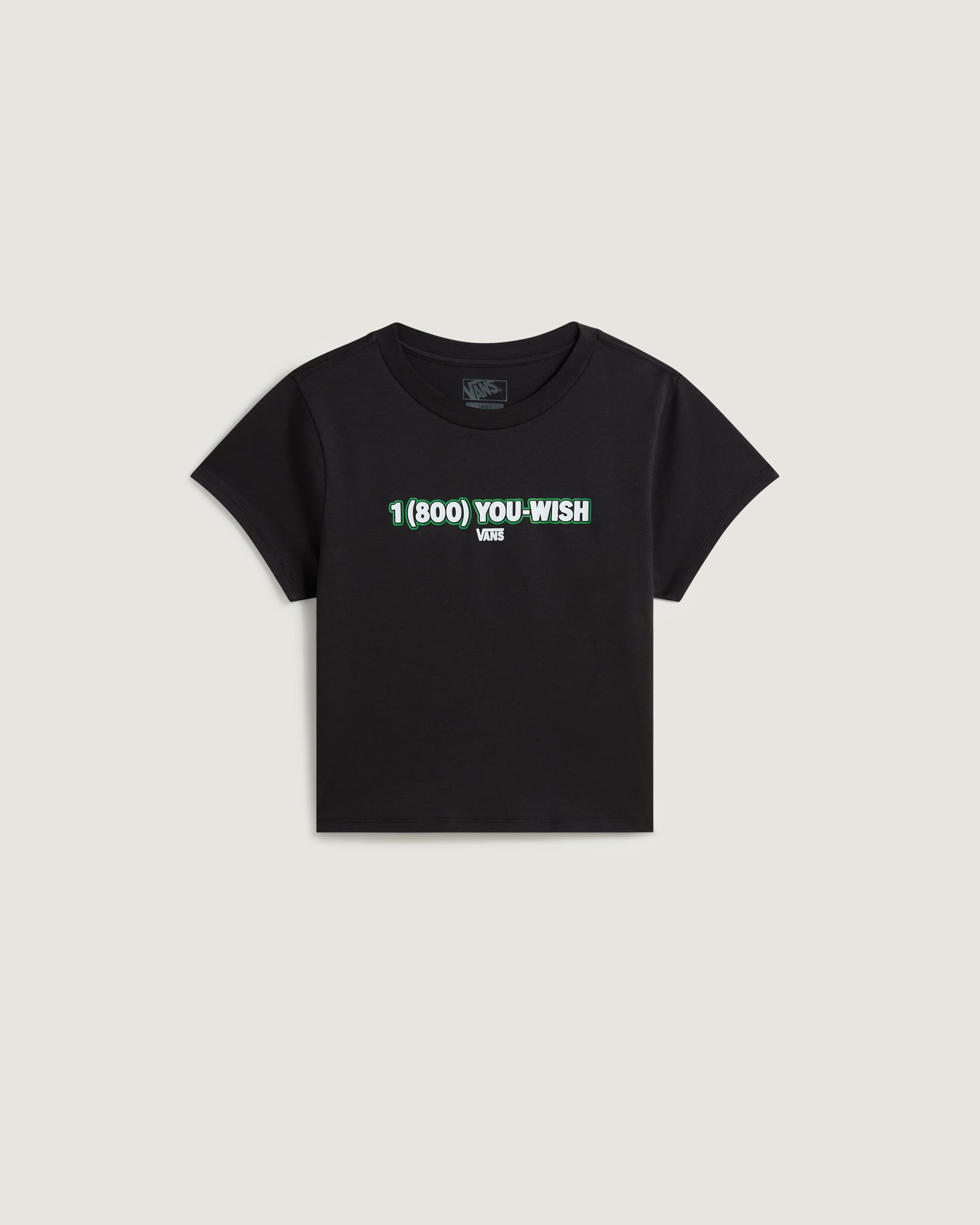 You Wish Baby Tee Black VANS Black HERO