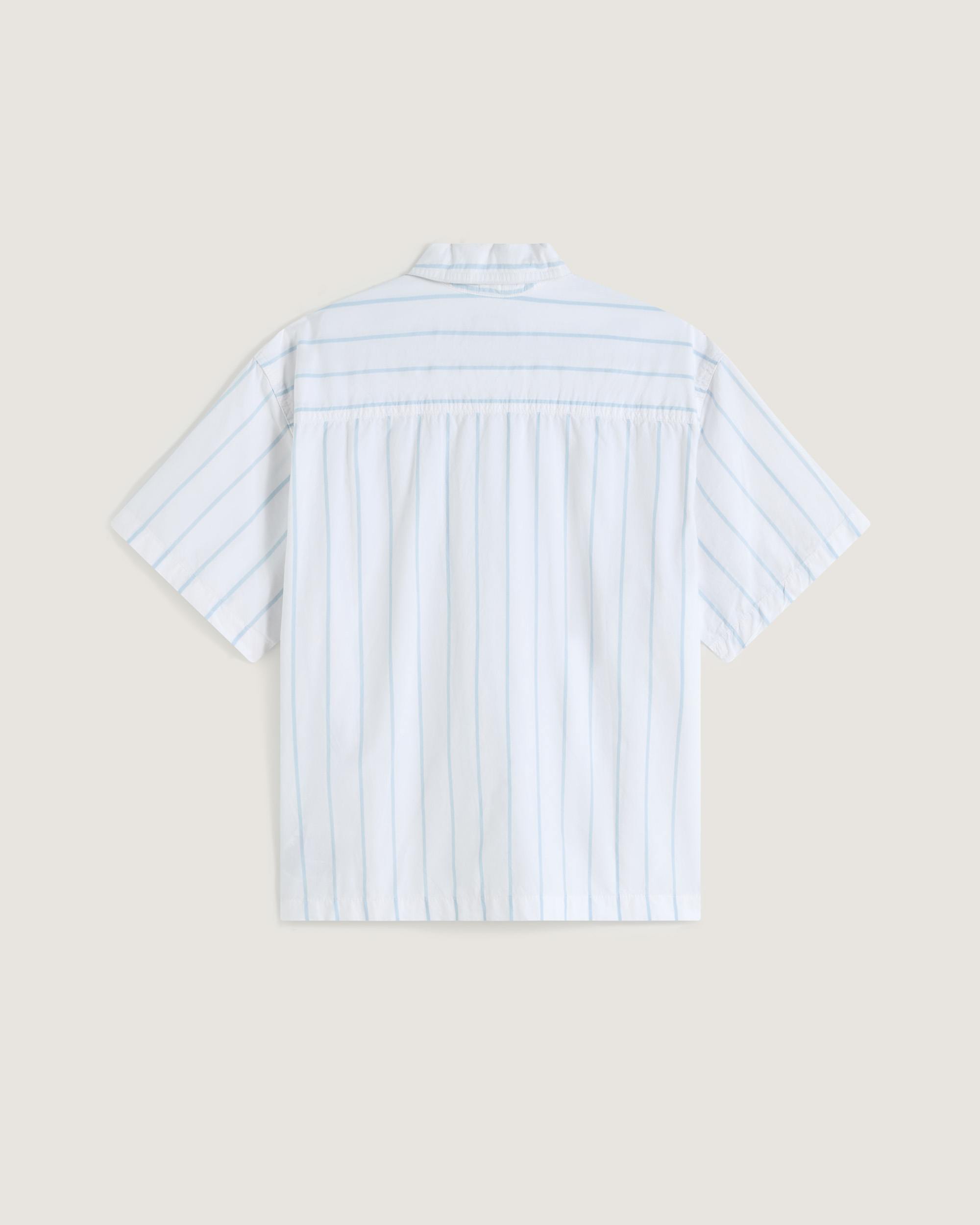 Greentree SS Striped Shirt White VANS Branco alt1