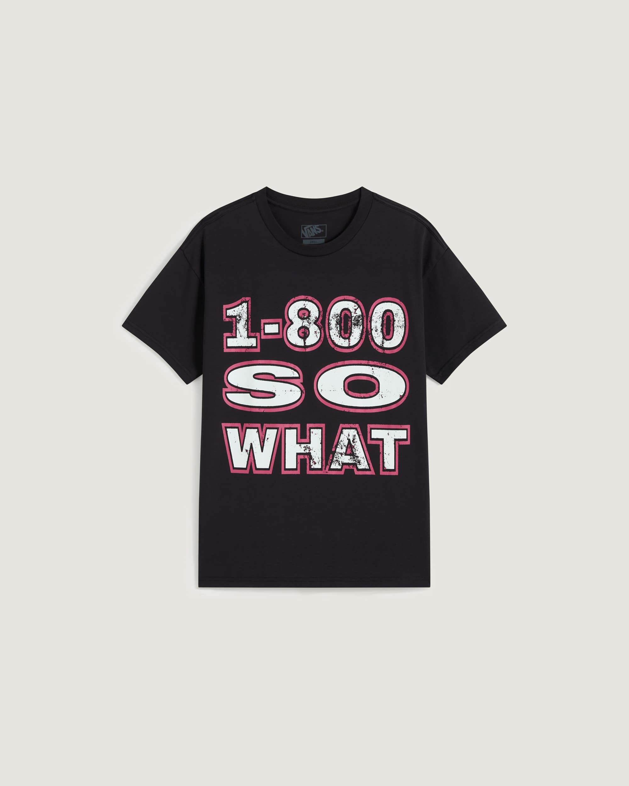 1 800 So What SS Tee Black VANS Nero hero