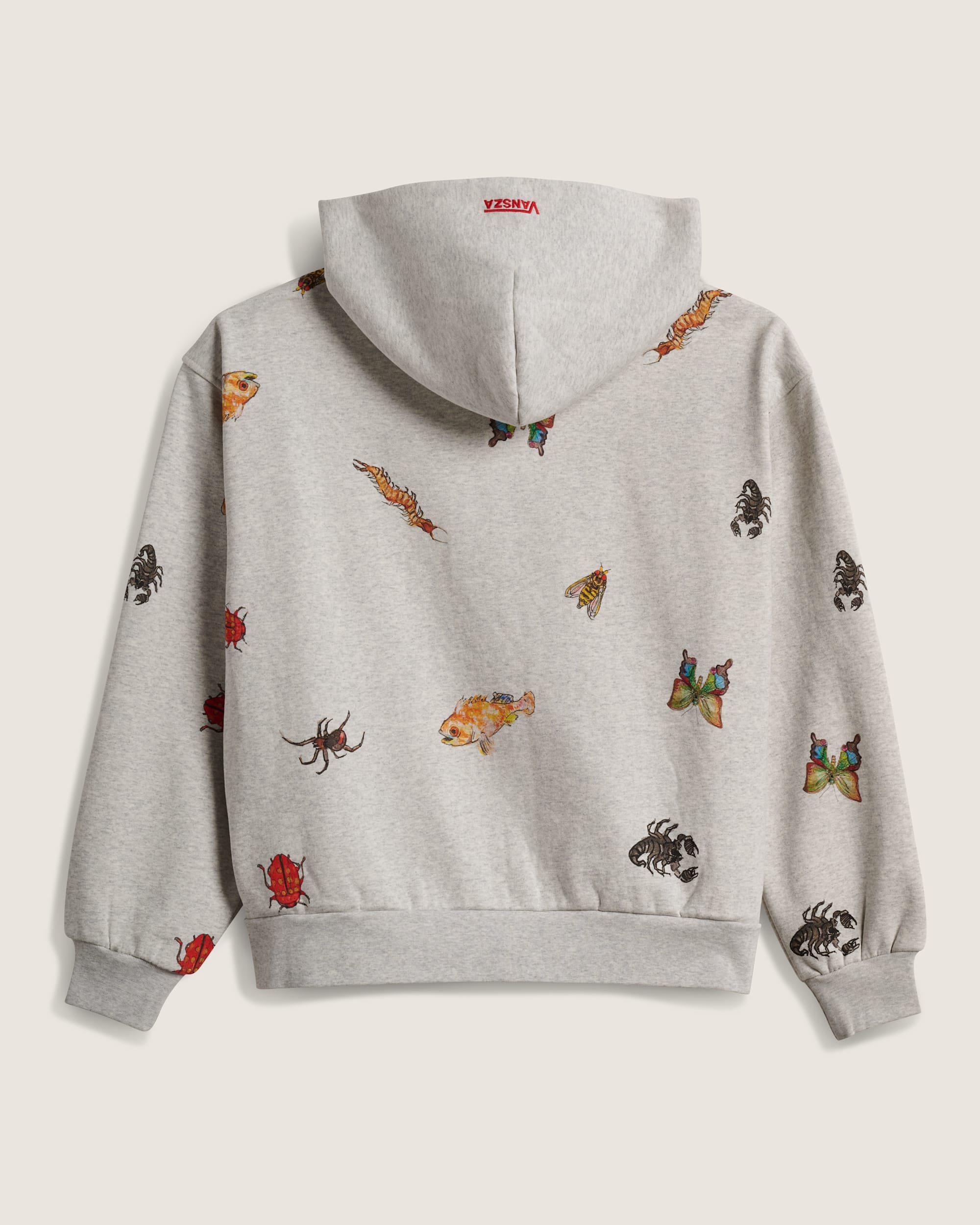 Felpa con cappuccio VANSZA Bug Out VANS Grigio ALT1