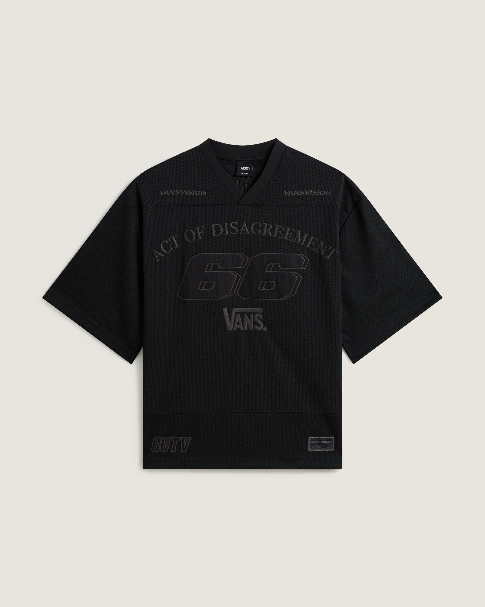AOD by Slam Jam Mesh TShirt VANS Black ALT1