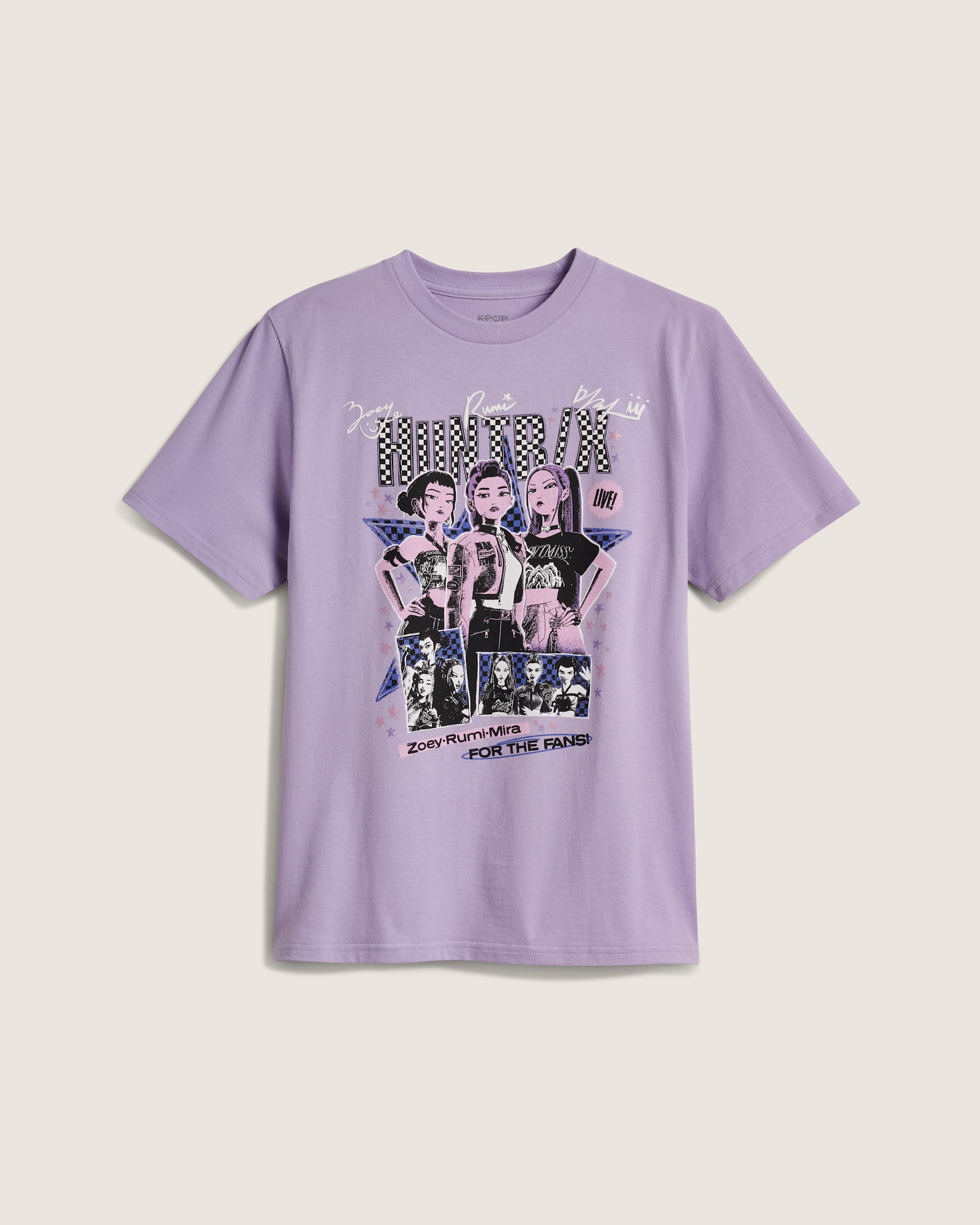Tshirt KPop Demon Hunters x Vans For The Fans Enfant VANS Lilas hero