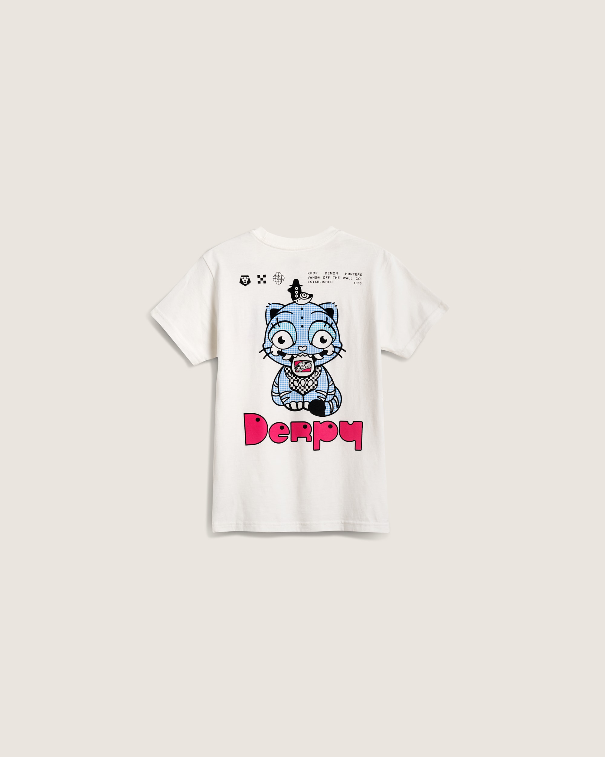 Tshirt KPop Demon Hunters x Vans Derpy Petits VANS Blanc hero