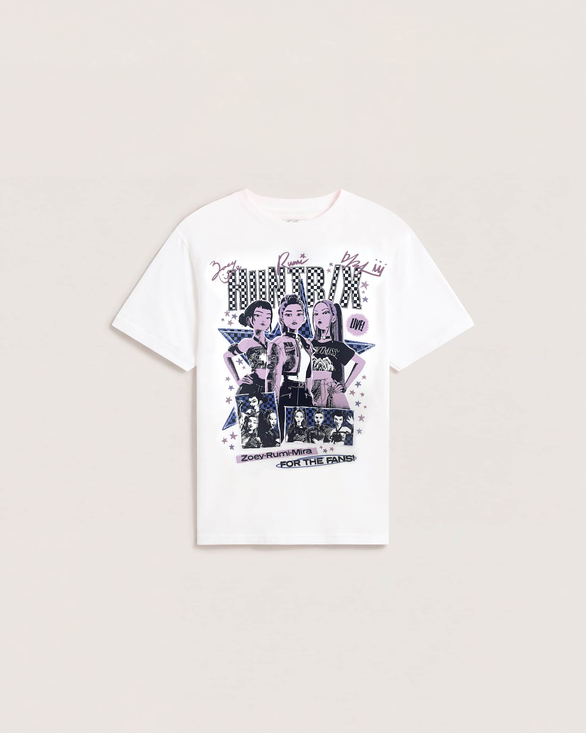 Tshirt KPop Demon Hunters x Vans For The Fans Enfant VANS Blanc hero