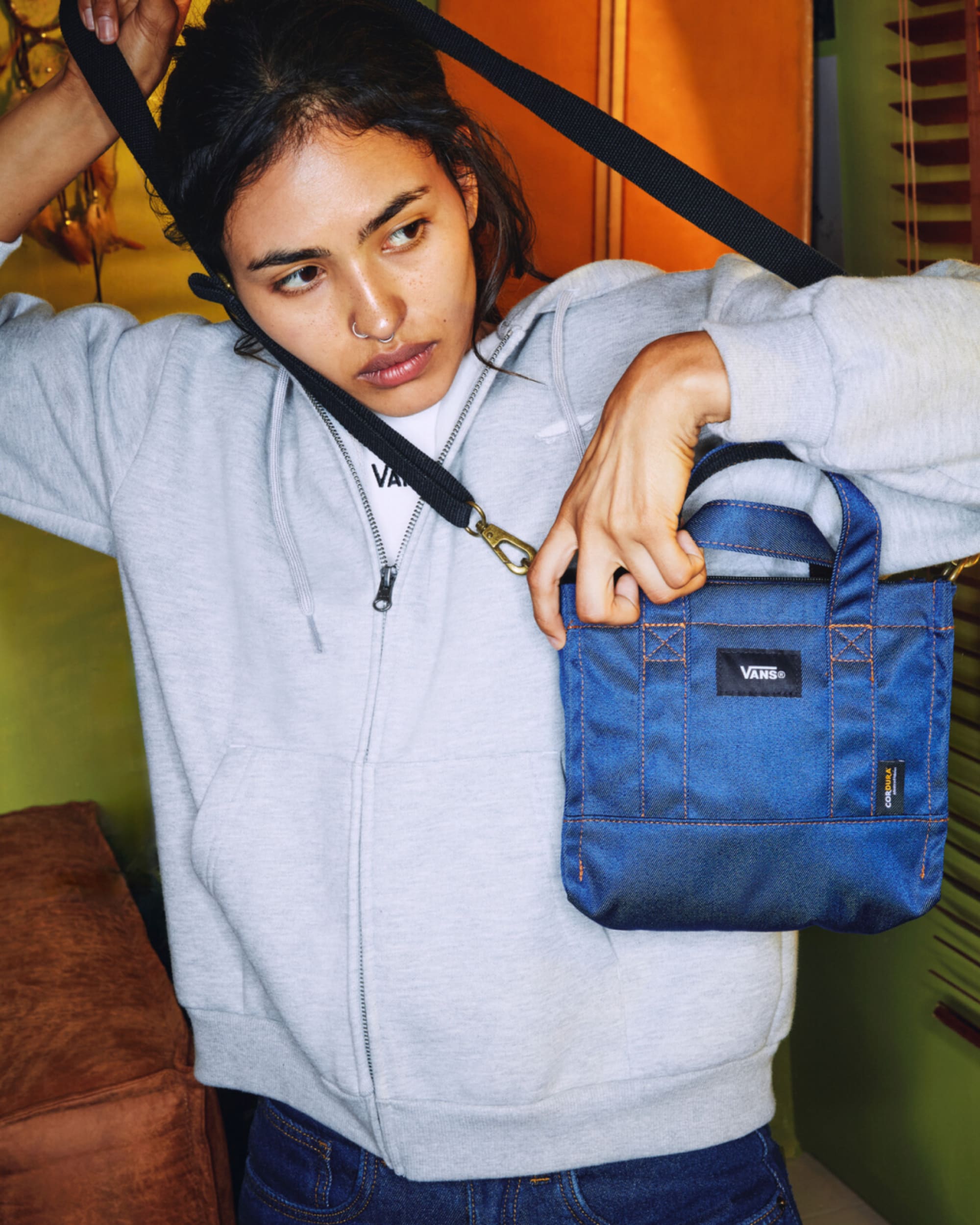 Lil Pergs ShopperTasche VANS Blau ALT2