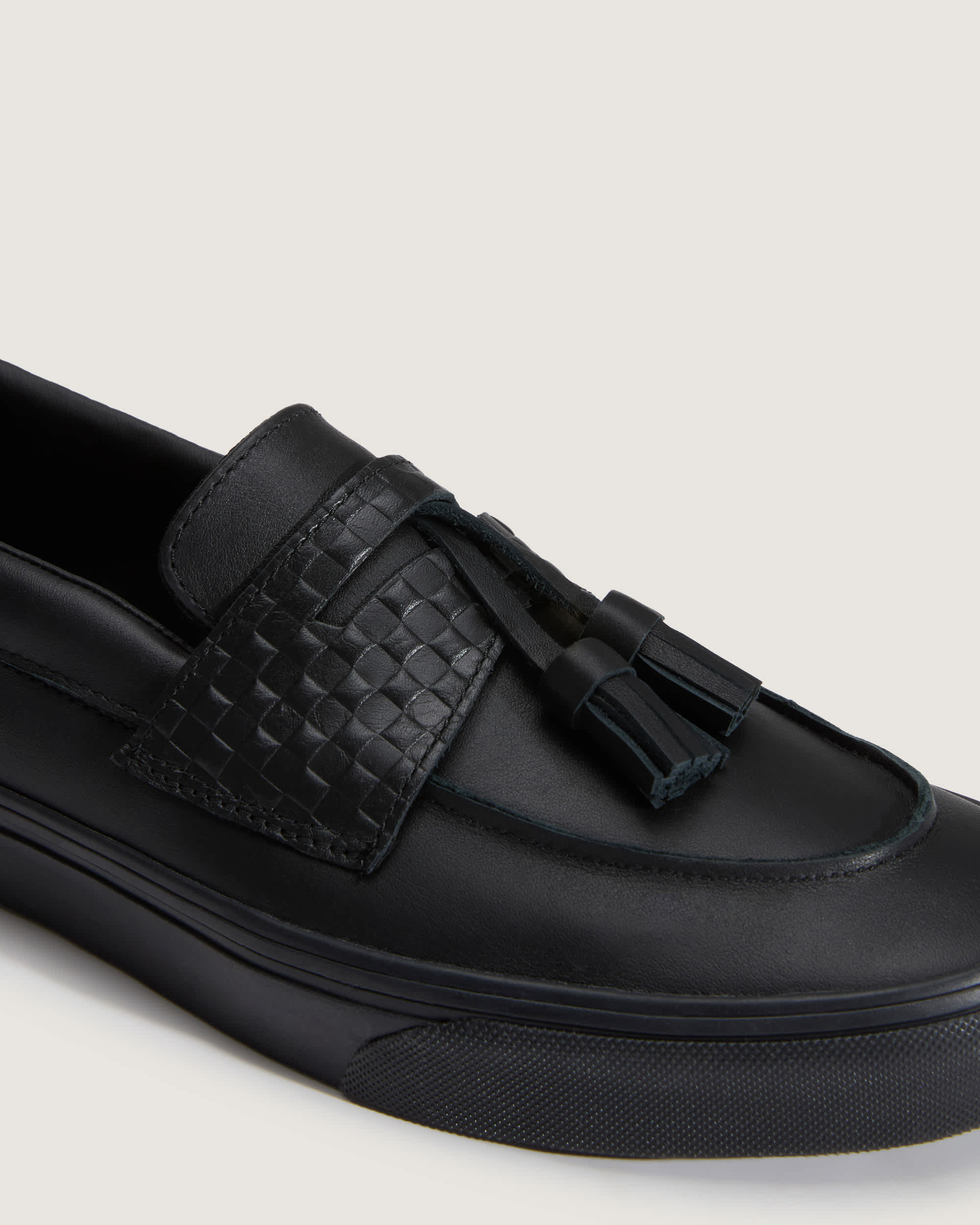 Skate Loafer Schuhe VANS Schwarz ALT6