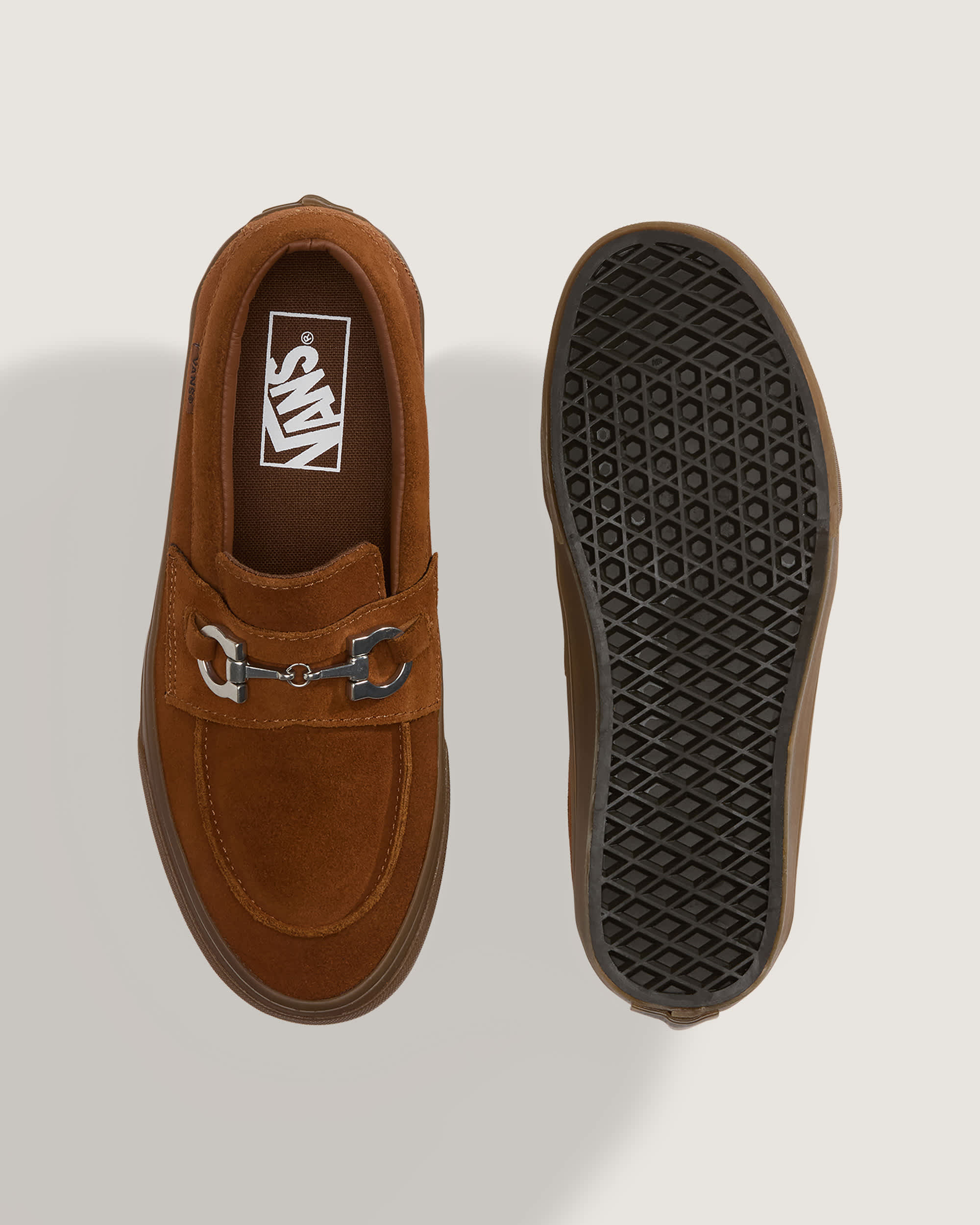 Skate Loafer Schuhe VANS Braun ALT4