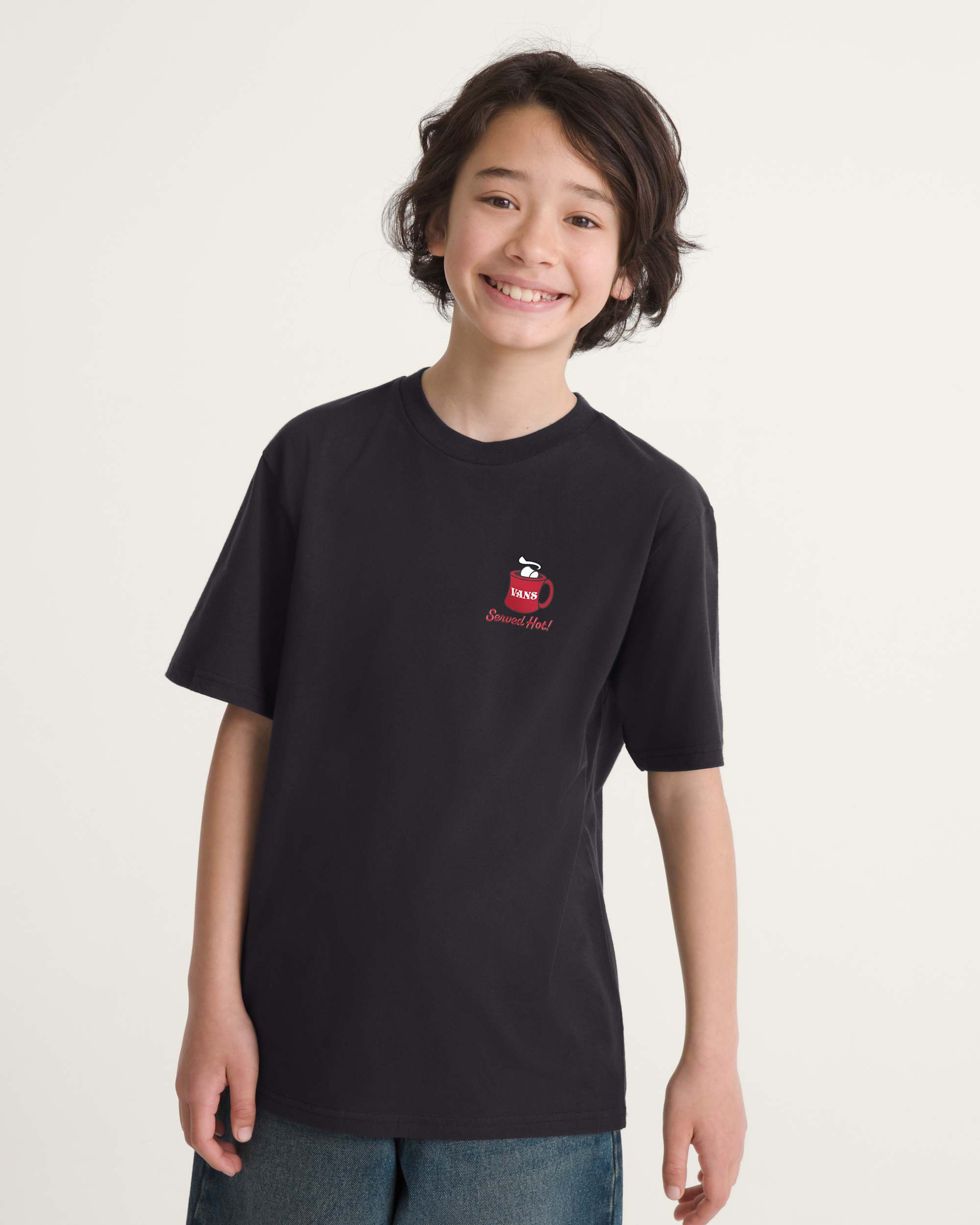 Served Hot SS Tee Black VANS Schwarz alt2