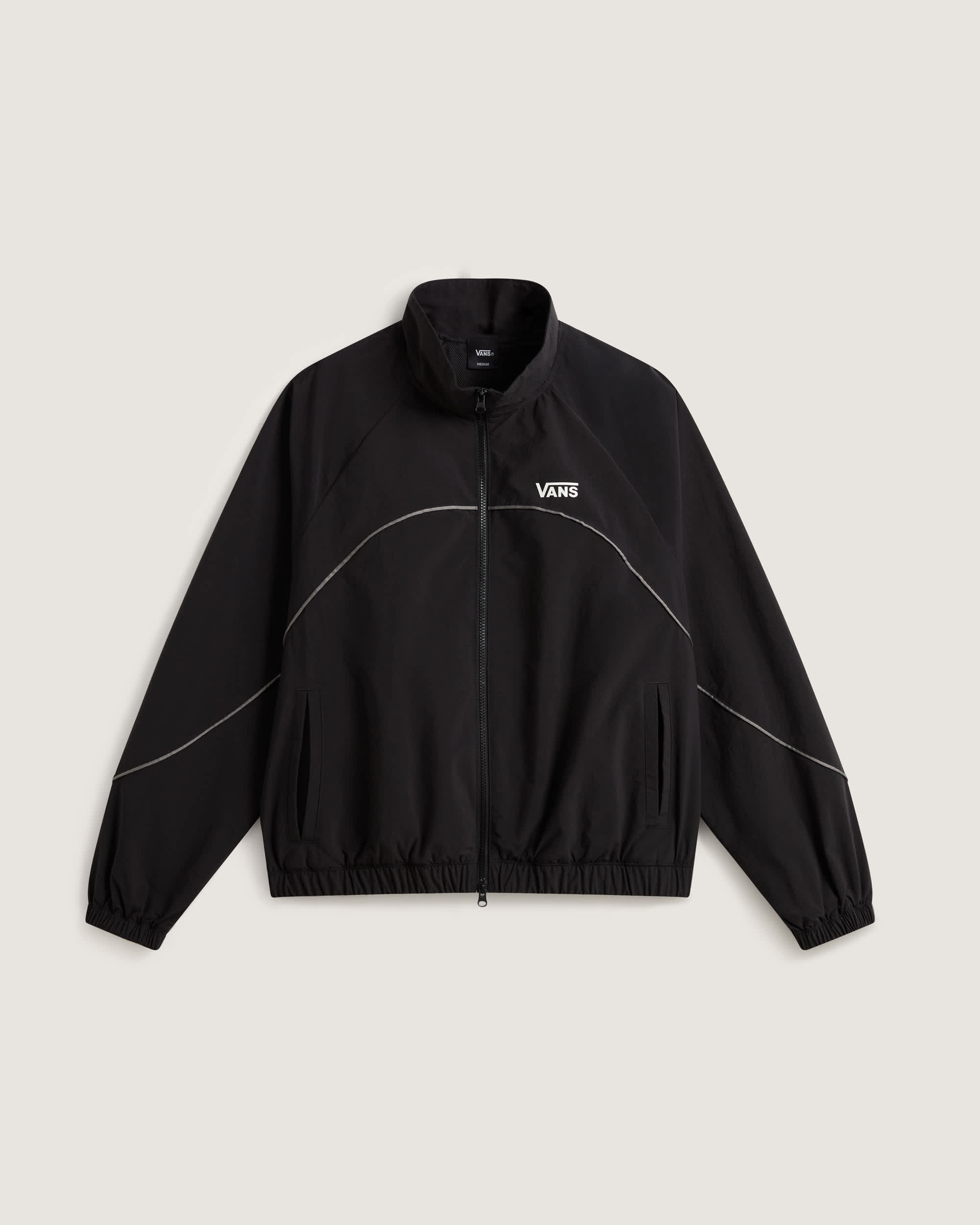 Foster Track Jacket Black VANS Noir hero