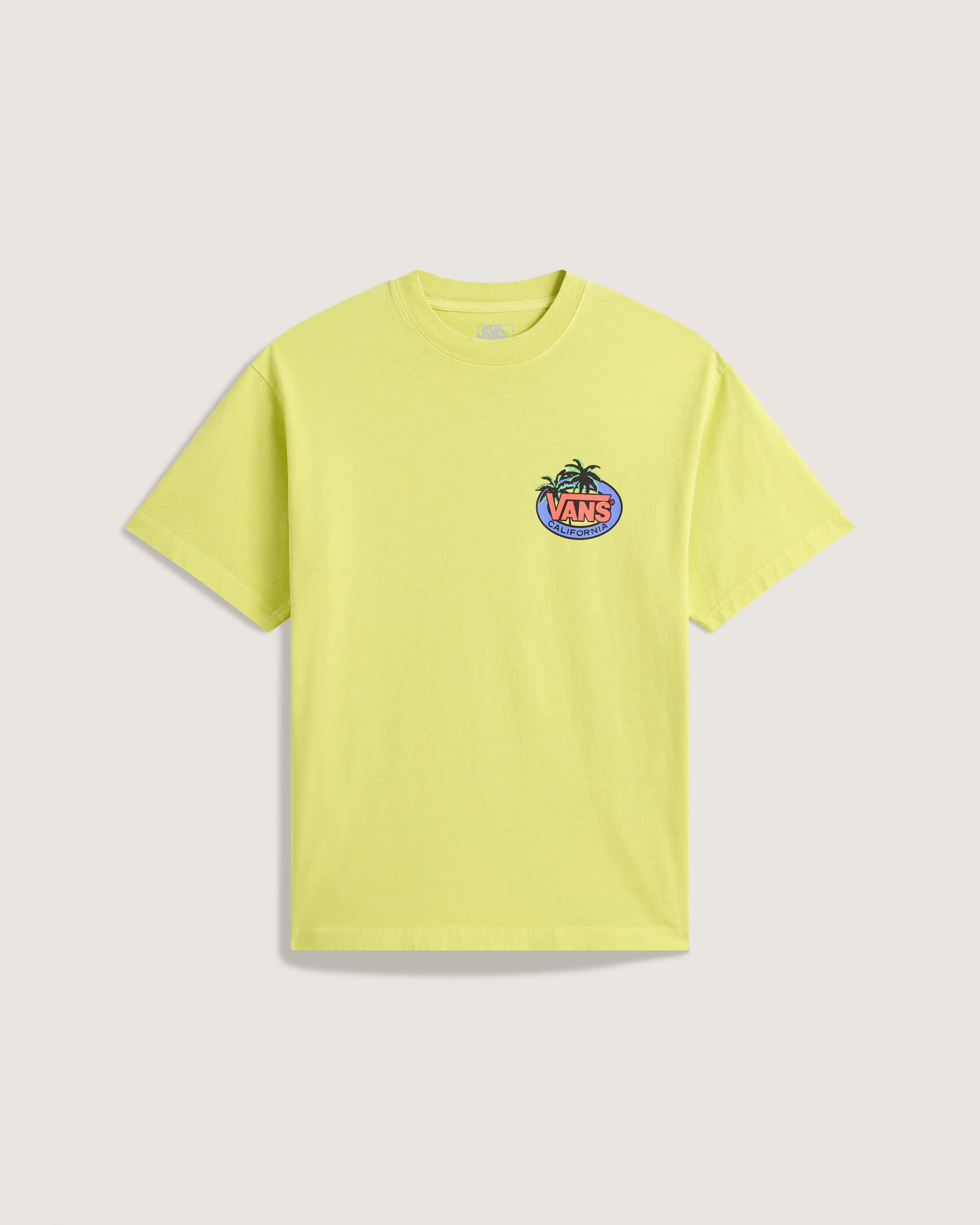 SoCal Palms SS Tee Fluro Lime VANS Amarelo hero
