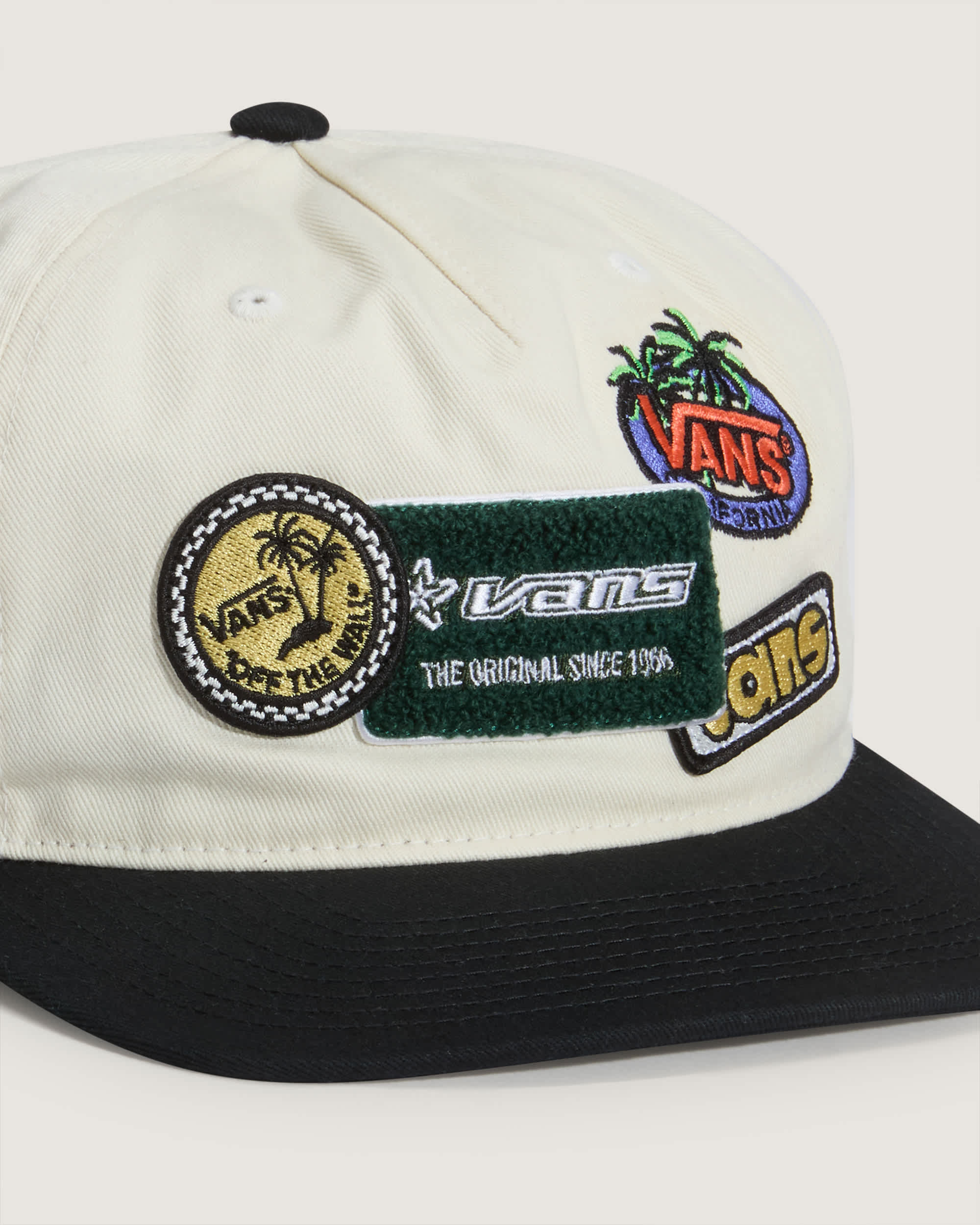 Vans Patched Snapback marshmallow VANS Blanc alt1