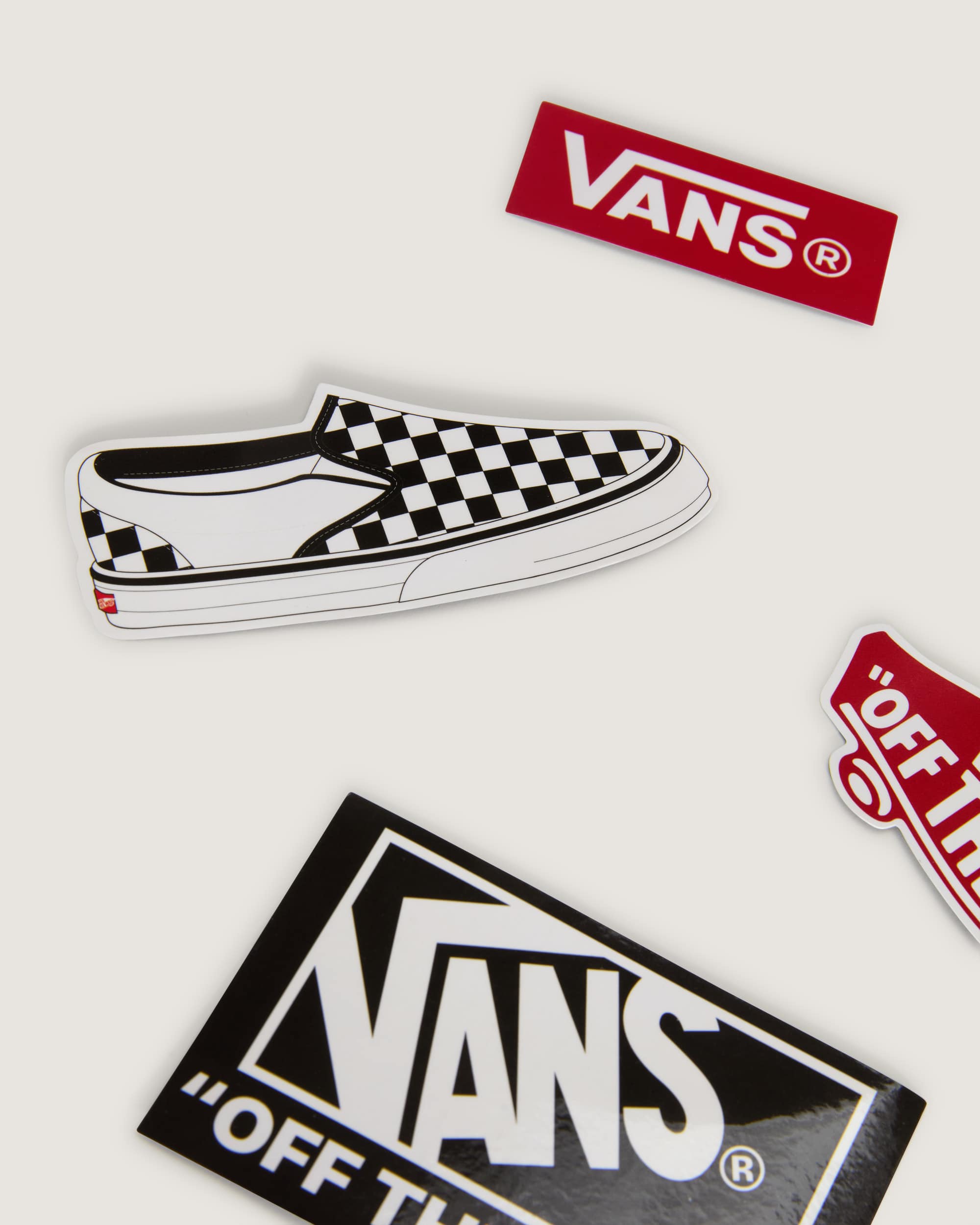 Vans Icon Sticker Pack WhiteBlack VANS Wei ALT1