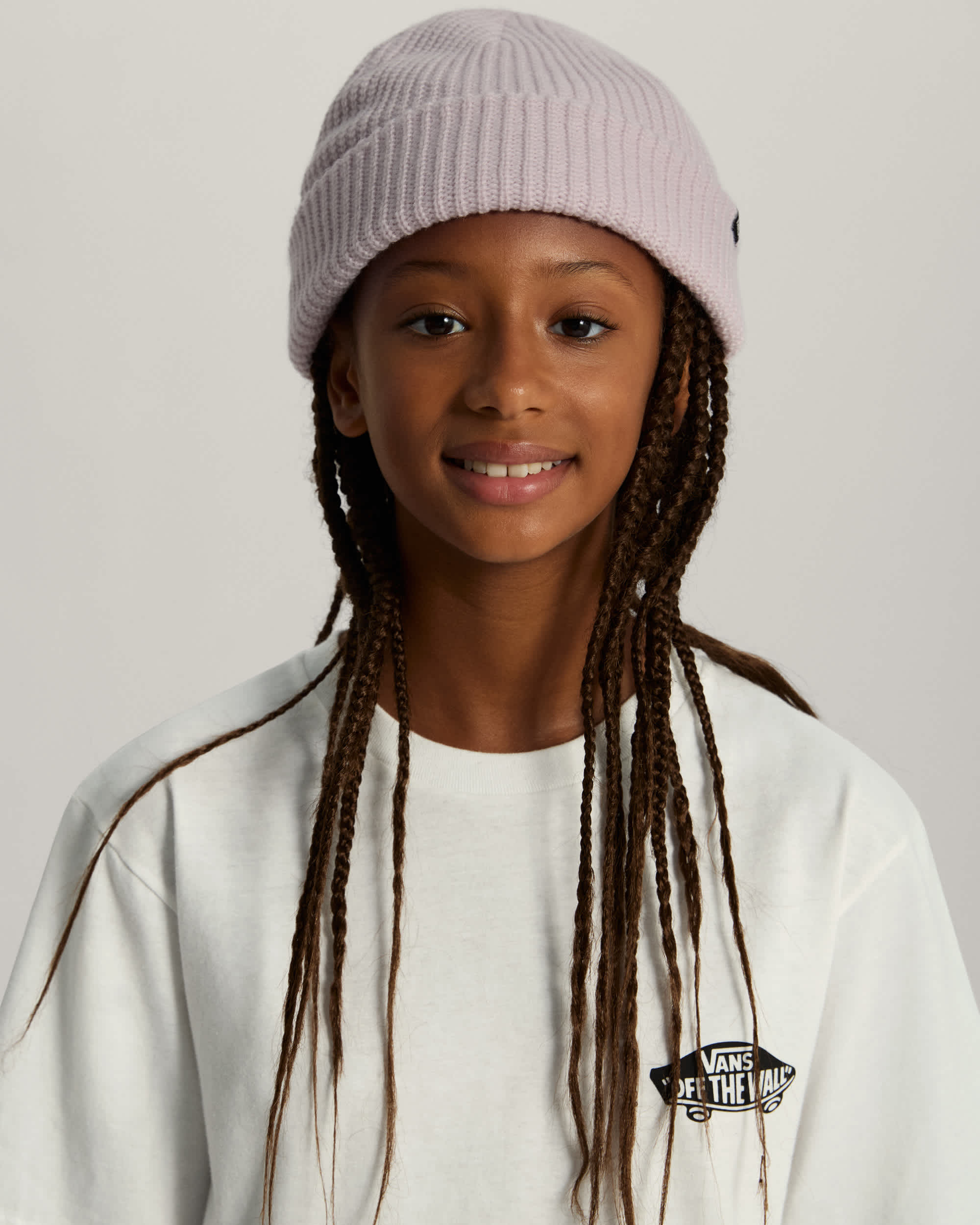 Kinder Core Basic Beanie mit Umschlag VANS Rosa ALT3