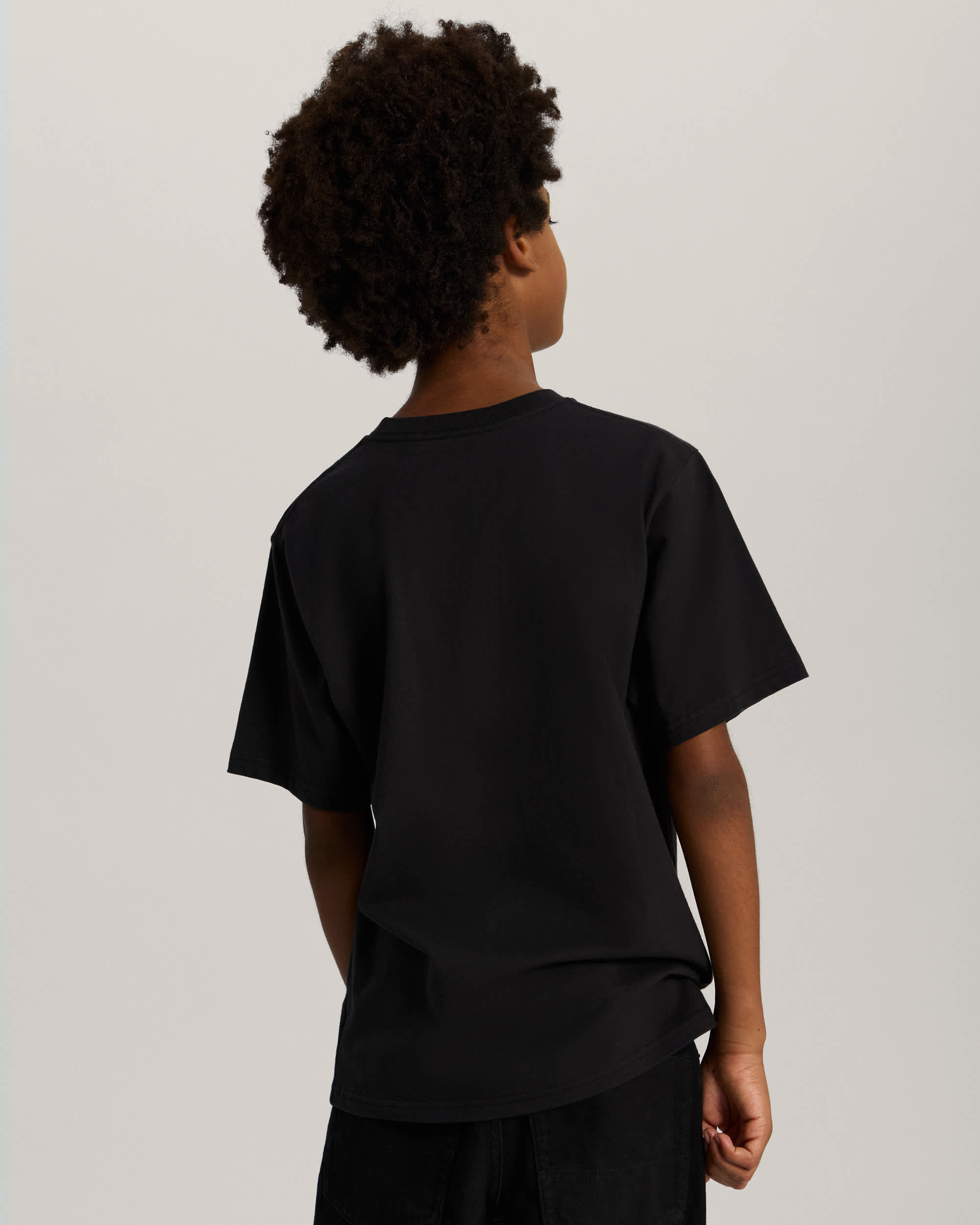 Maglietta Bambinoa Stretch Logo 814 anni VANS Nero ALT3