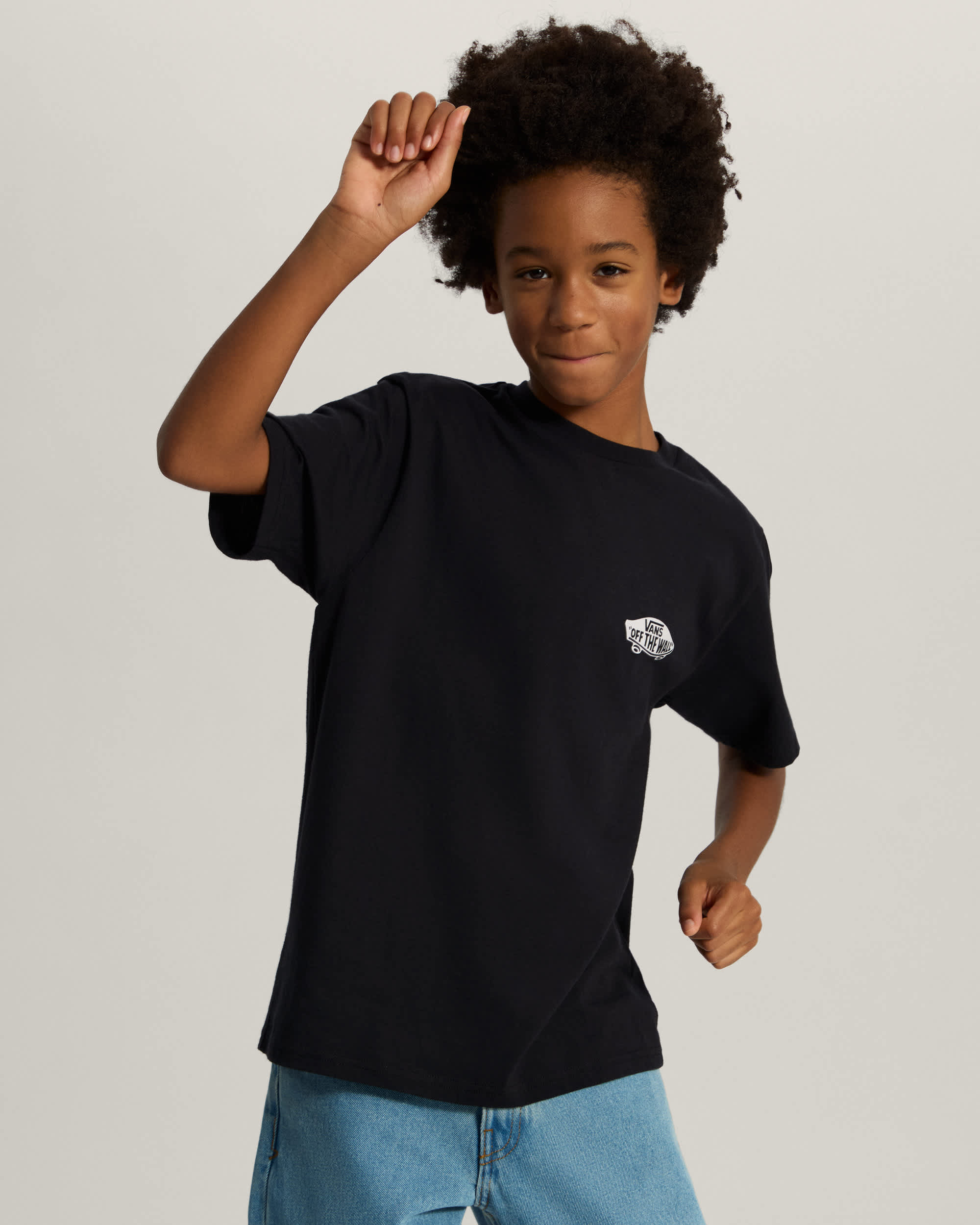Tshirt Double Standard Enfant 814 ans VANS Noir ALT2