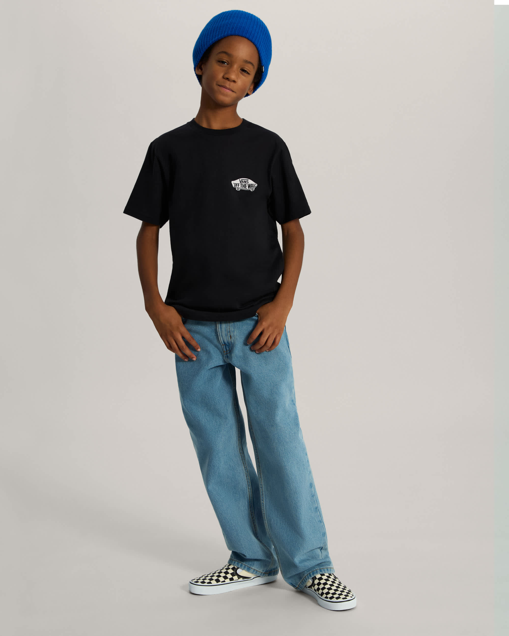 Tshirt Double Standard Enfant 814 ans VANS Noir ALT4
