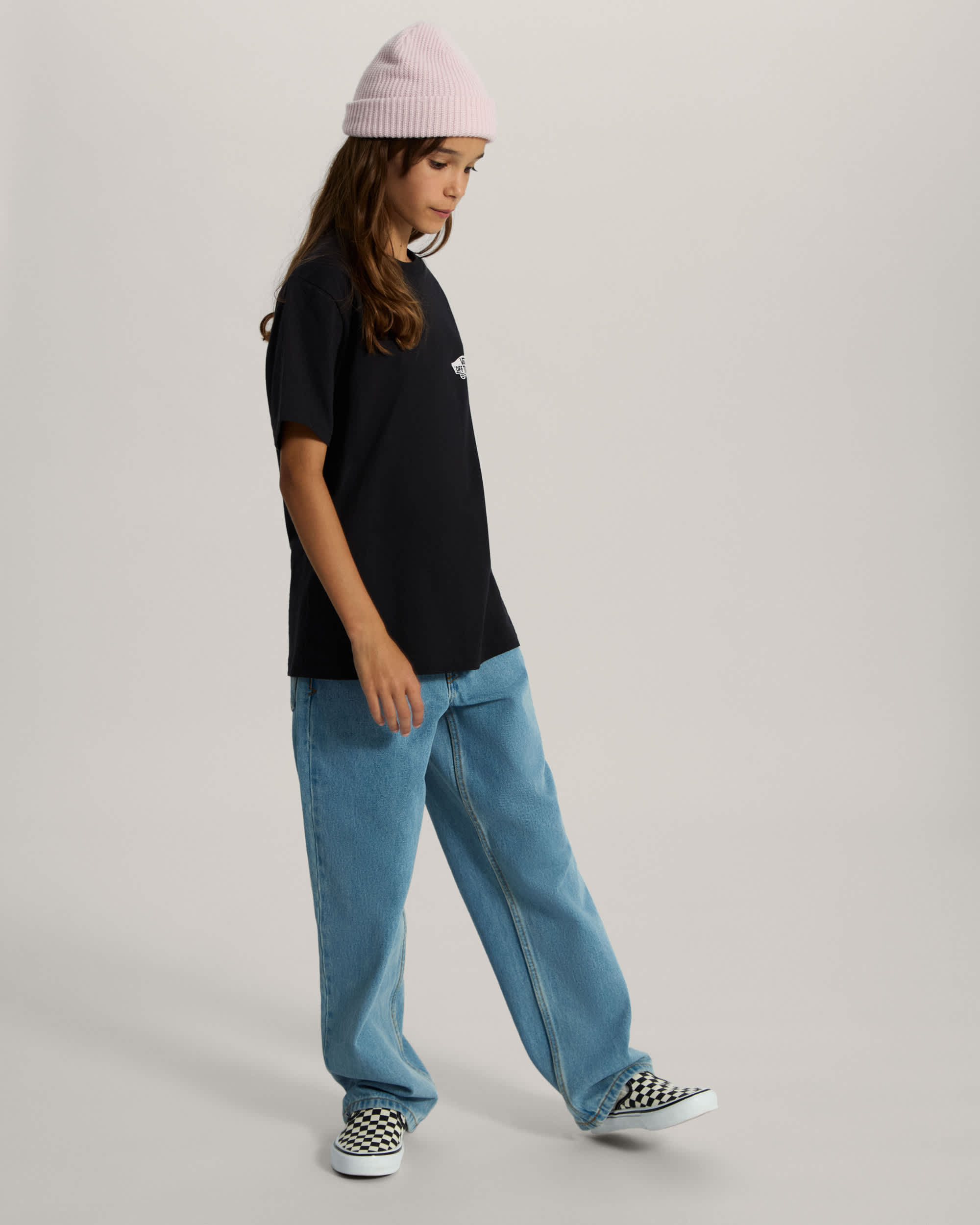 Tshirt Double Standard Enfant 814 ans VANS Noir ALT7