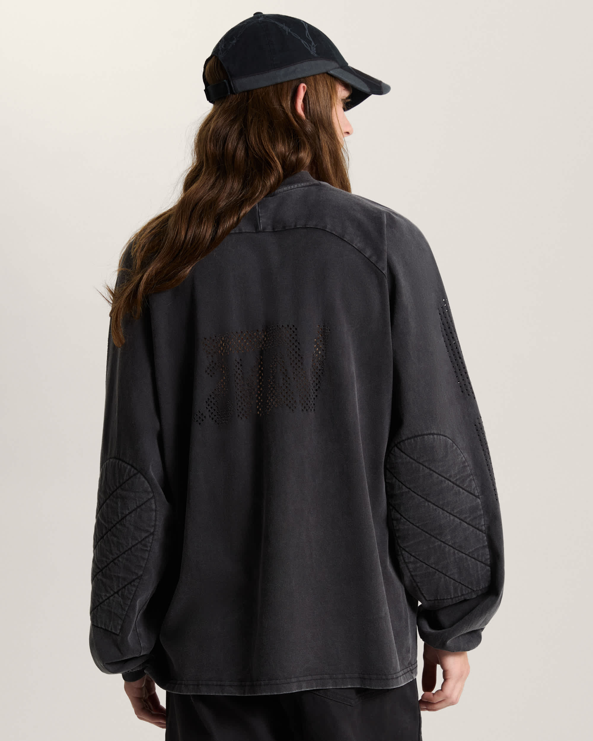 AOD by Slam Jam Lasered Langarmshirt VANS Schwarz ALT3