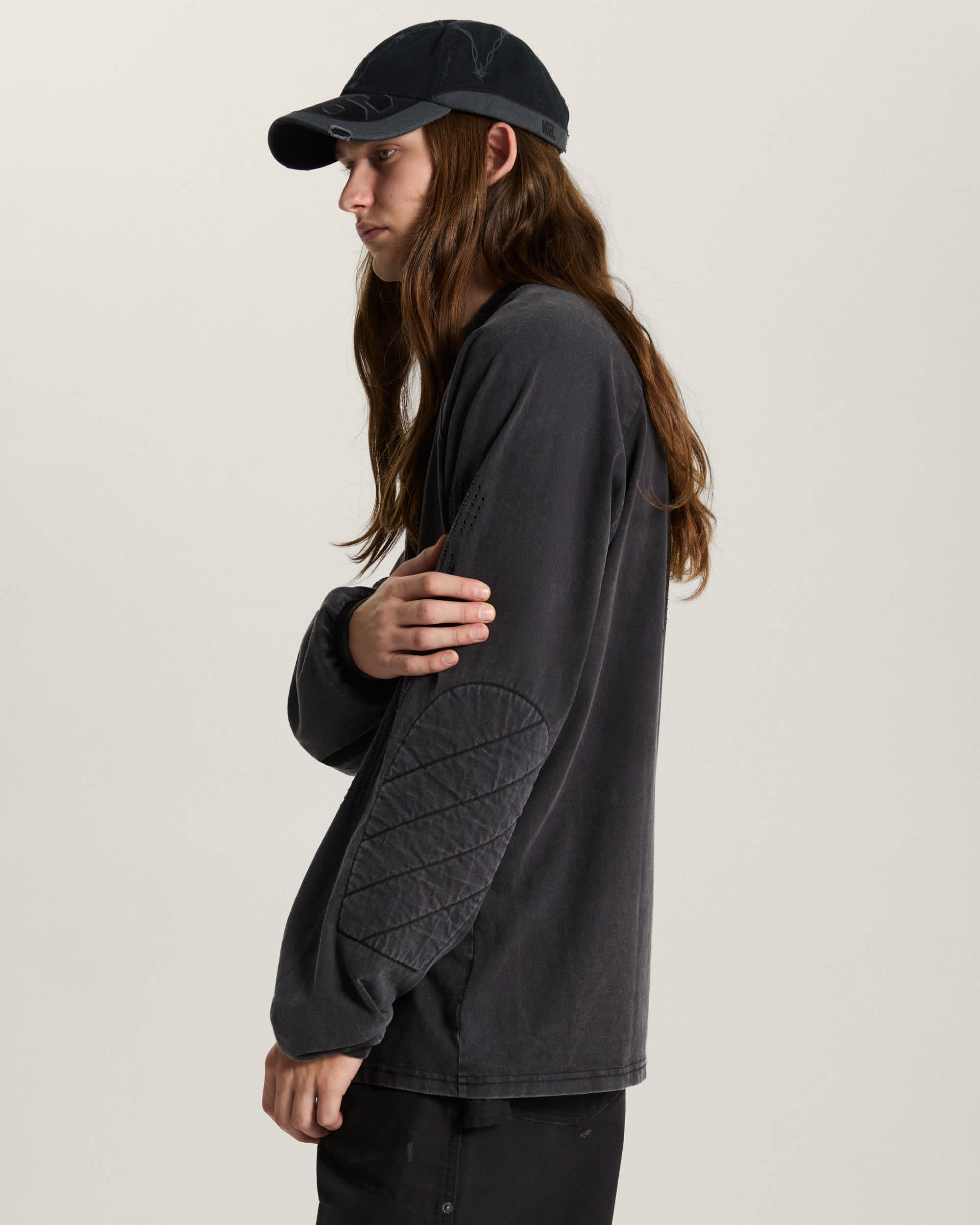 AOD by Slam Jam Lasered Langarmshirt VANS Schwarz ALT4