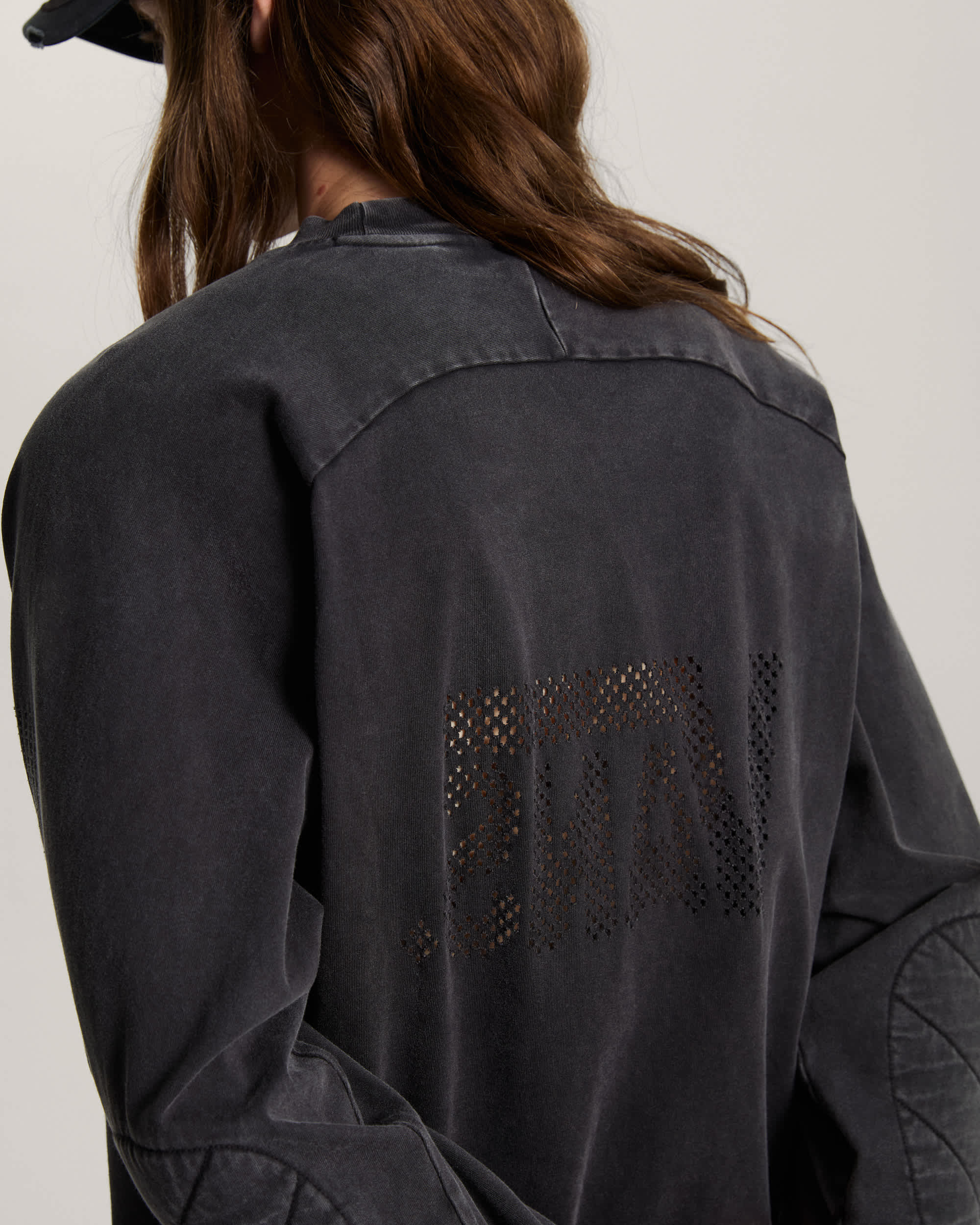 AOD by Slam Jam Lasered Langarmshirt VANS Schwarz ALT6