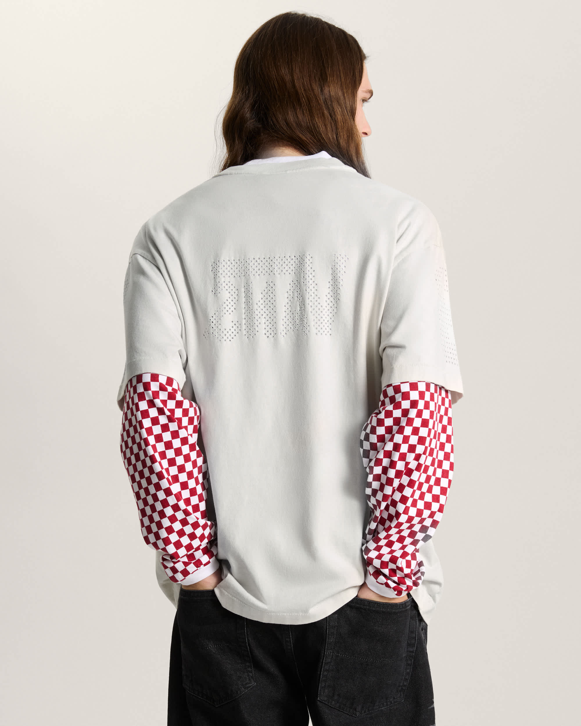 AOD by Slam Jam Lasered TShirt VANS White ALT3