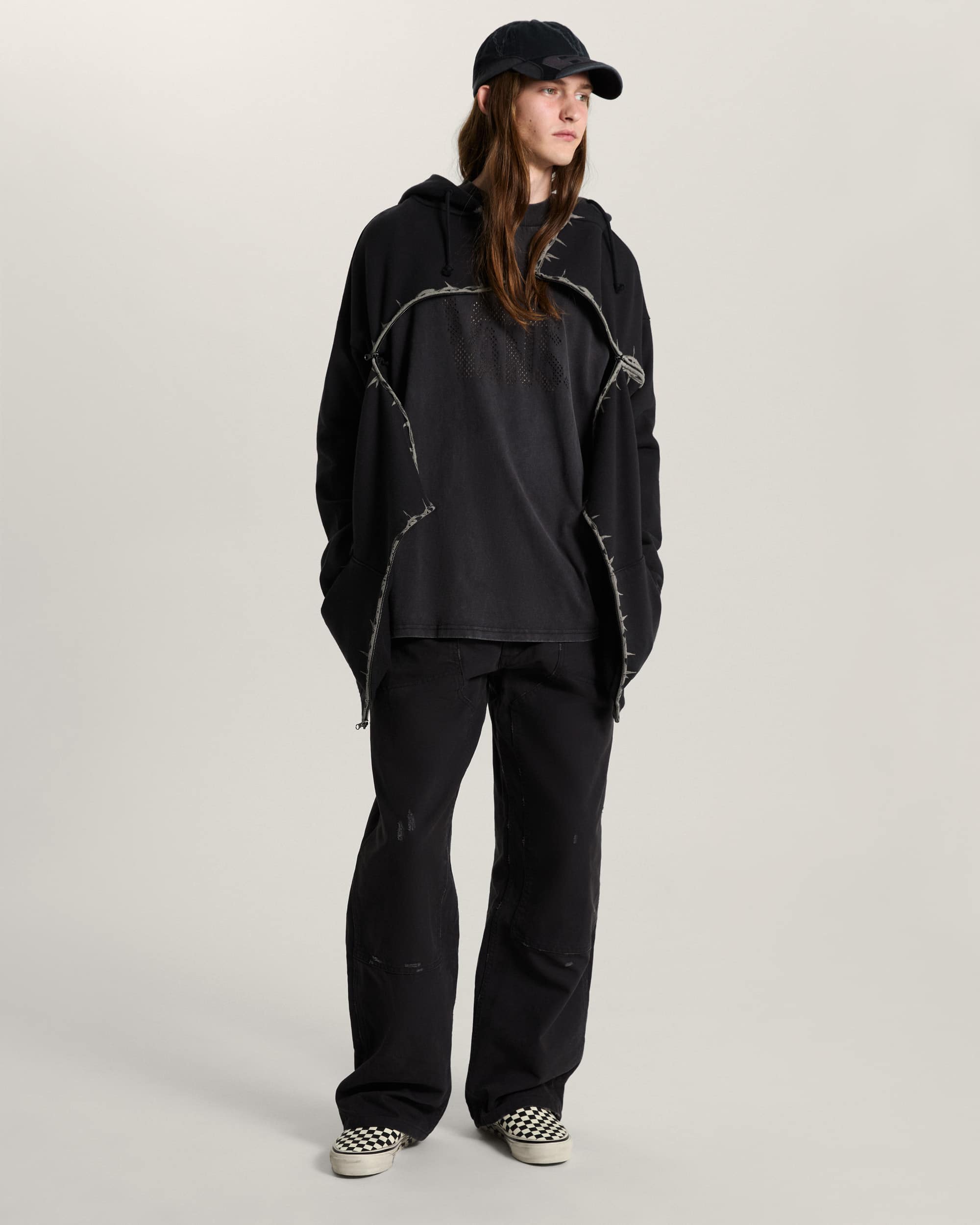 AOD by Slam Jam T Kapuzenjacke VANS Schwarz ALT5