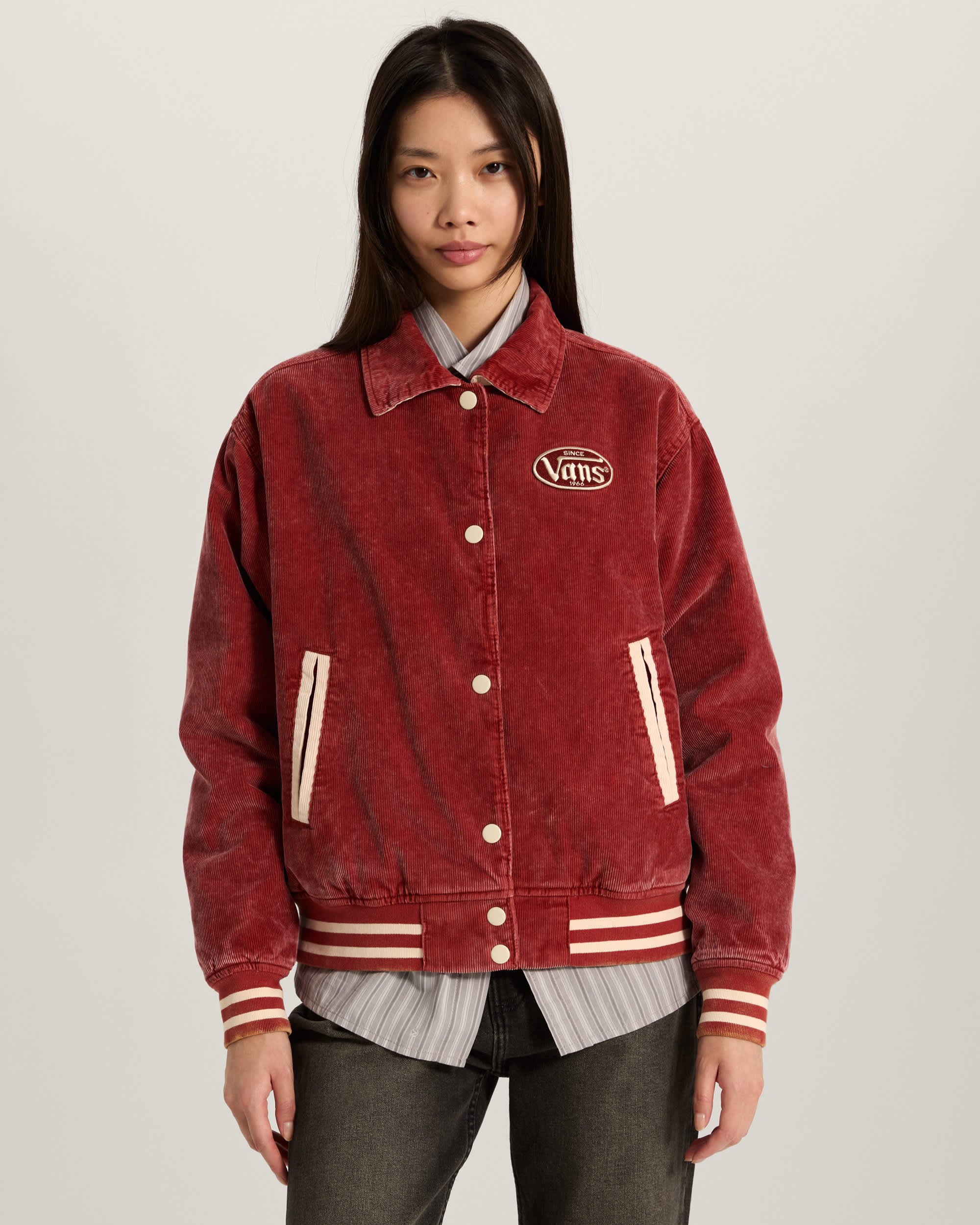 Milliken Varsity Jacket VANS Red ALT2