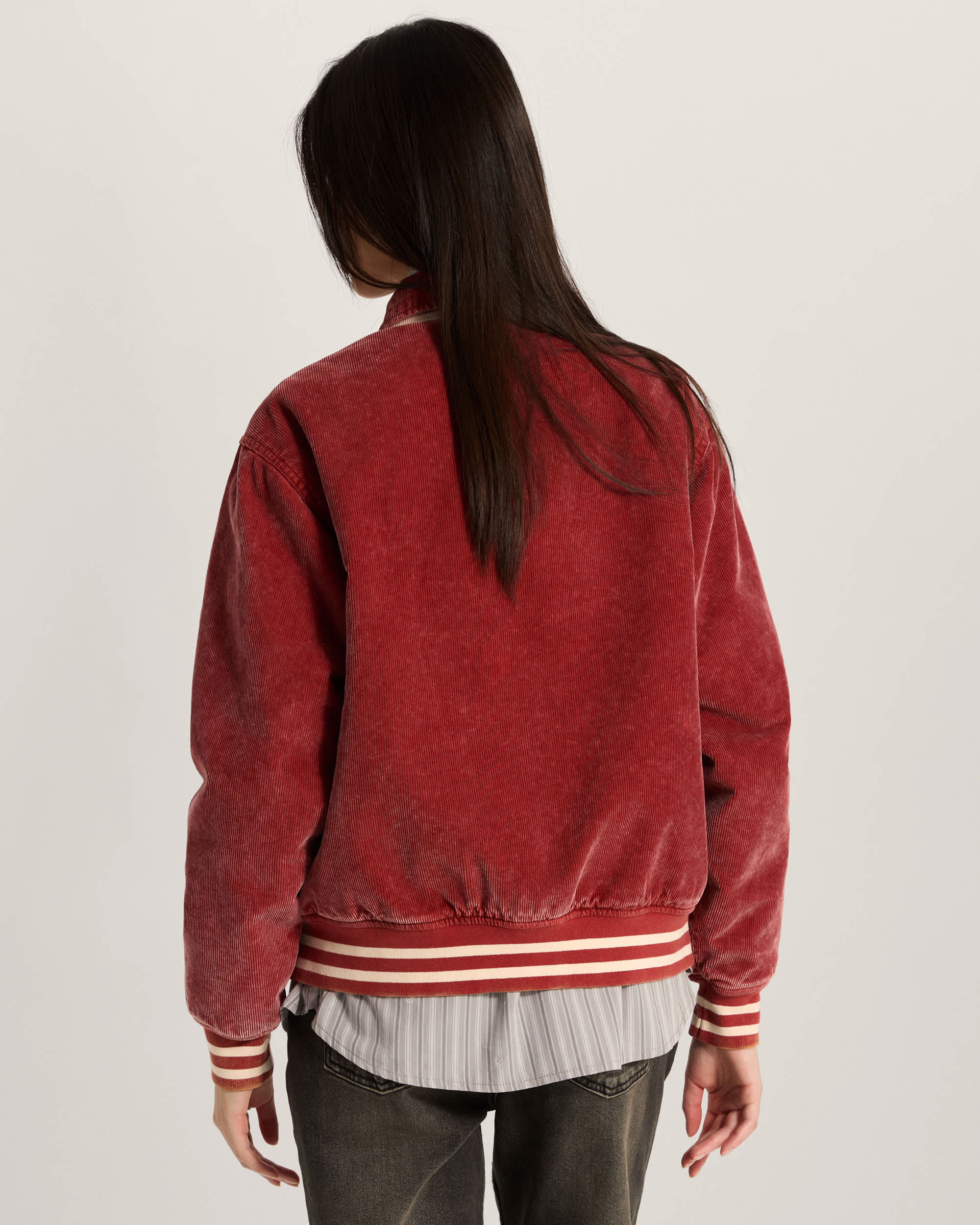 Milliken Varsity Jacket VANS Red ALT3