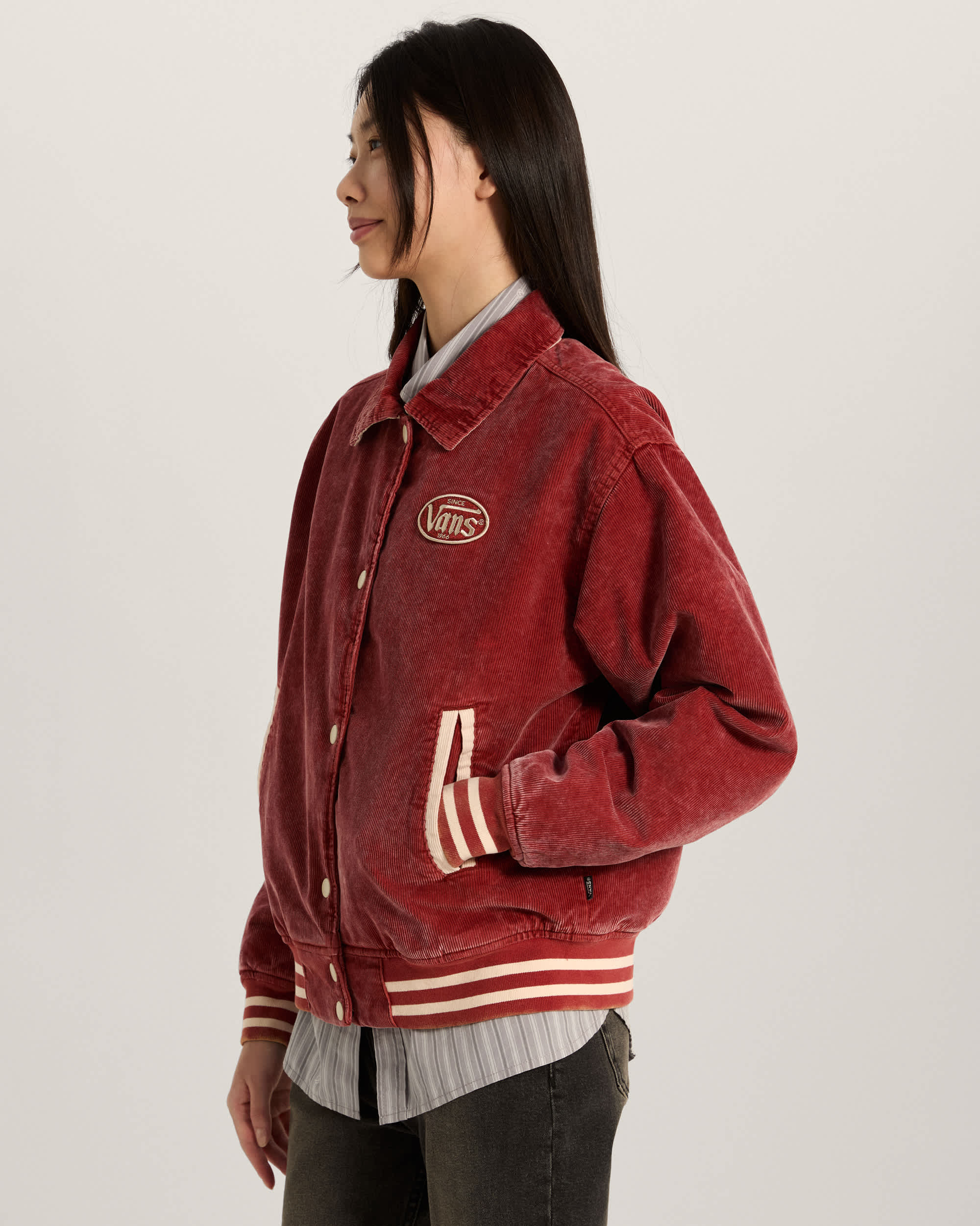 Milliken Varsity Jacket VANS Red ALT4