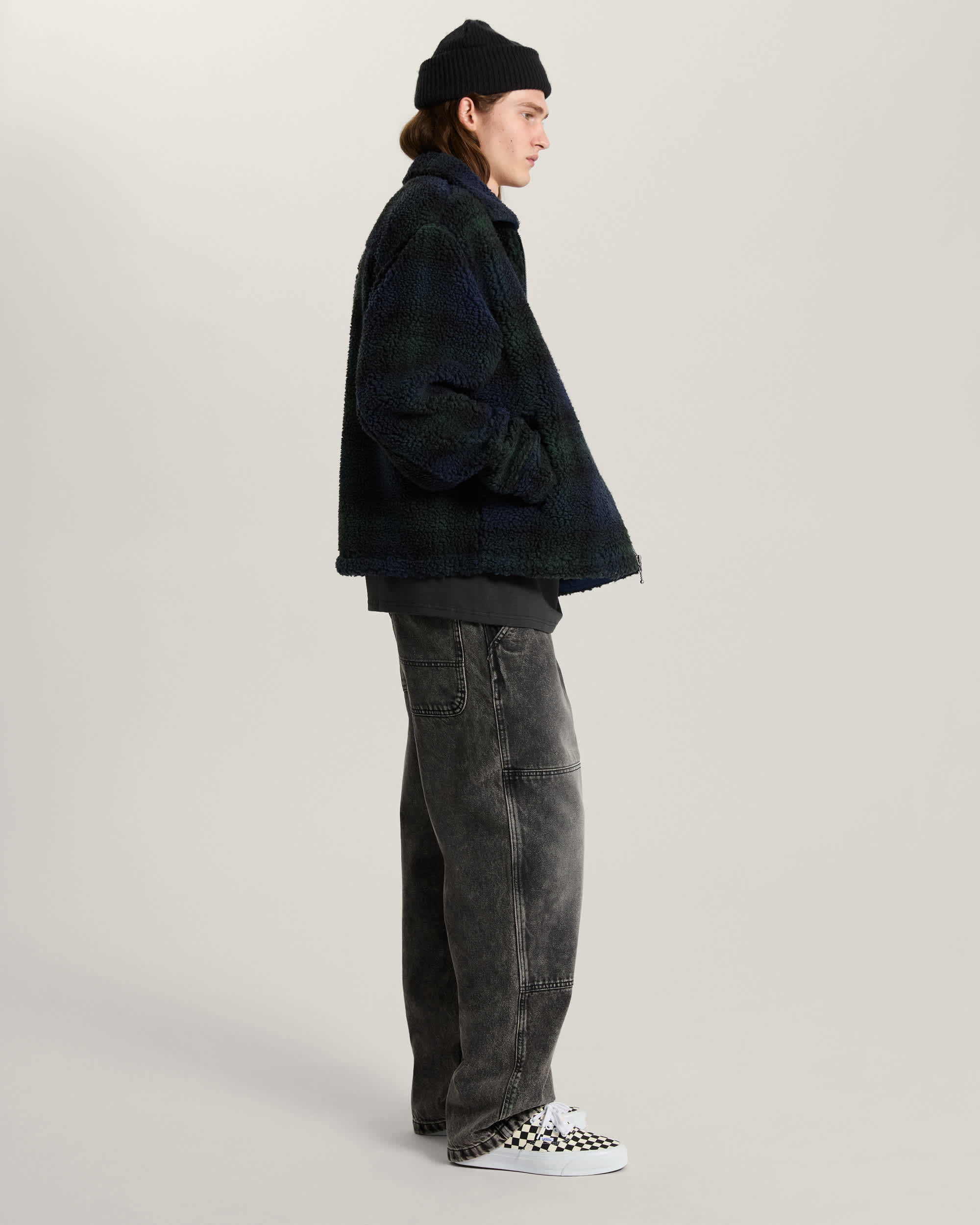 Veste Yukon High Pile Jacquard VANS Bleu ALT5