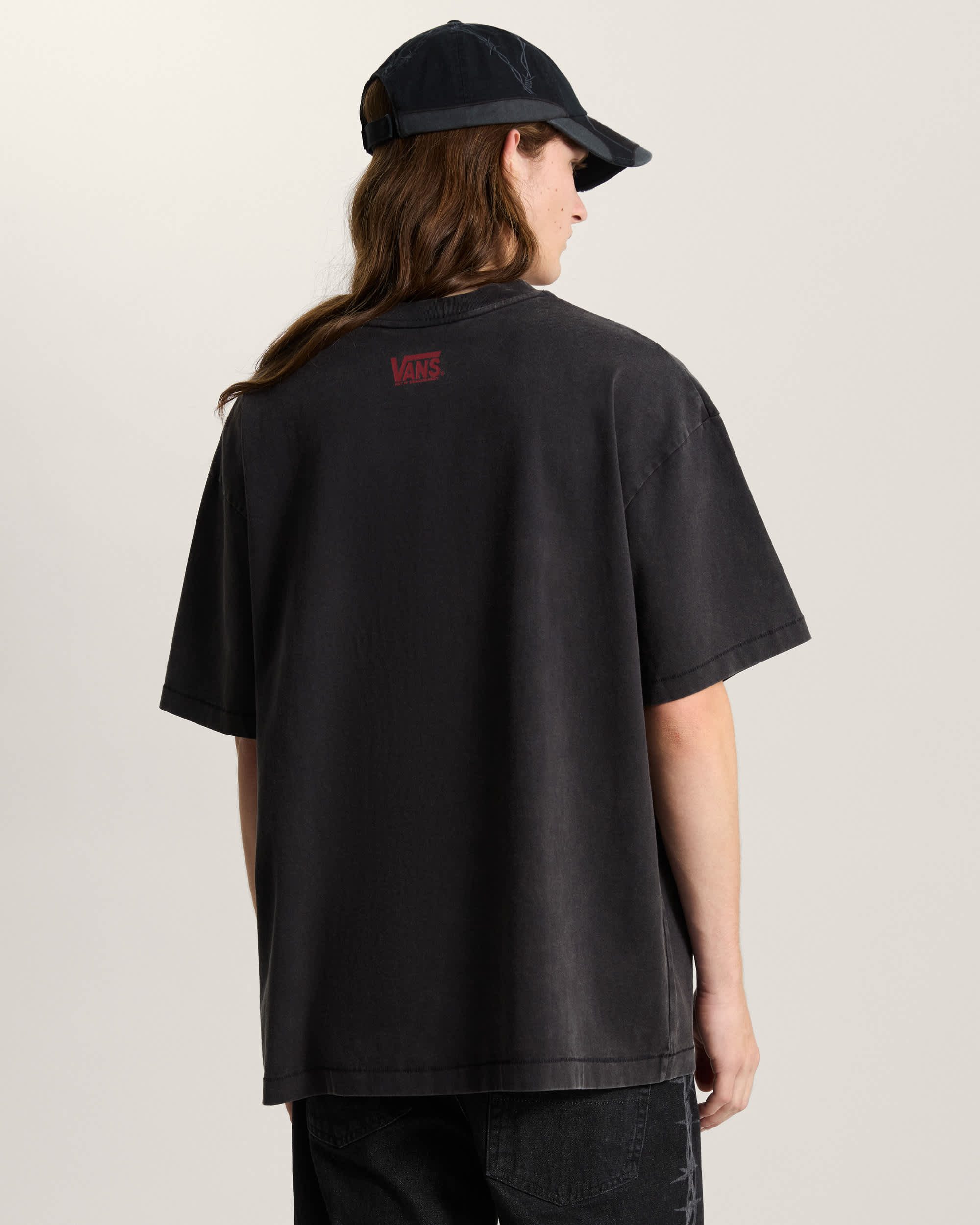 AOD by Slam Jam Braces Tee VANS Black ALT3